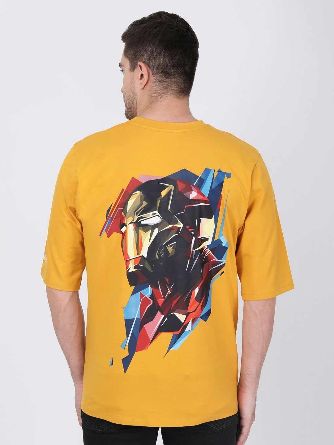 

M7 EMPIRE Men Printed T-shirt, Yellow