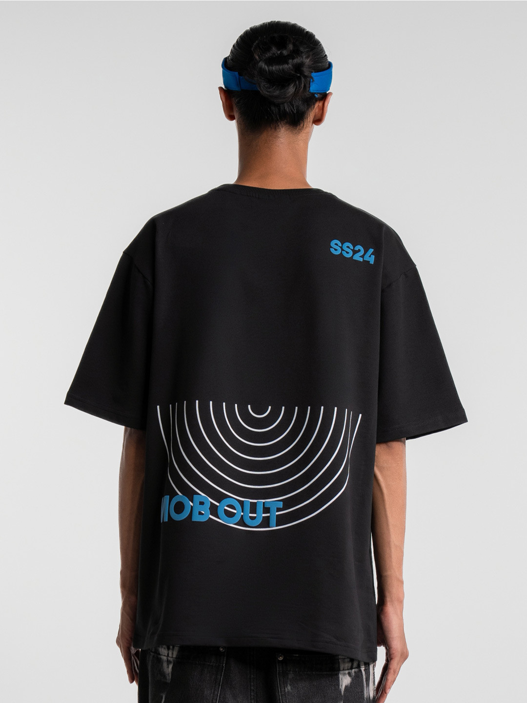 

Bad and Boujee Unisex Typography Printed Drop-Shoulder Sleeves Applique T-shirt, Black