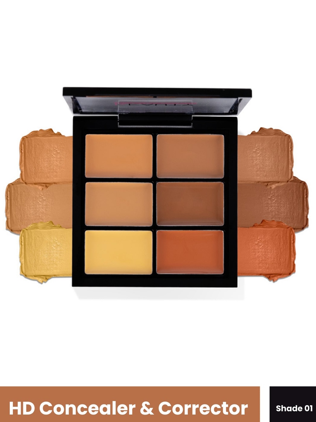 

Keauty Beauty 6 Shade HD Concealer & Corrector Palette- 12 g- Shade- 01, Beige