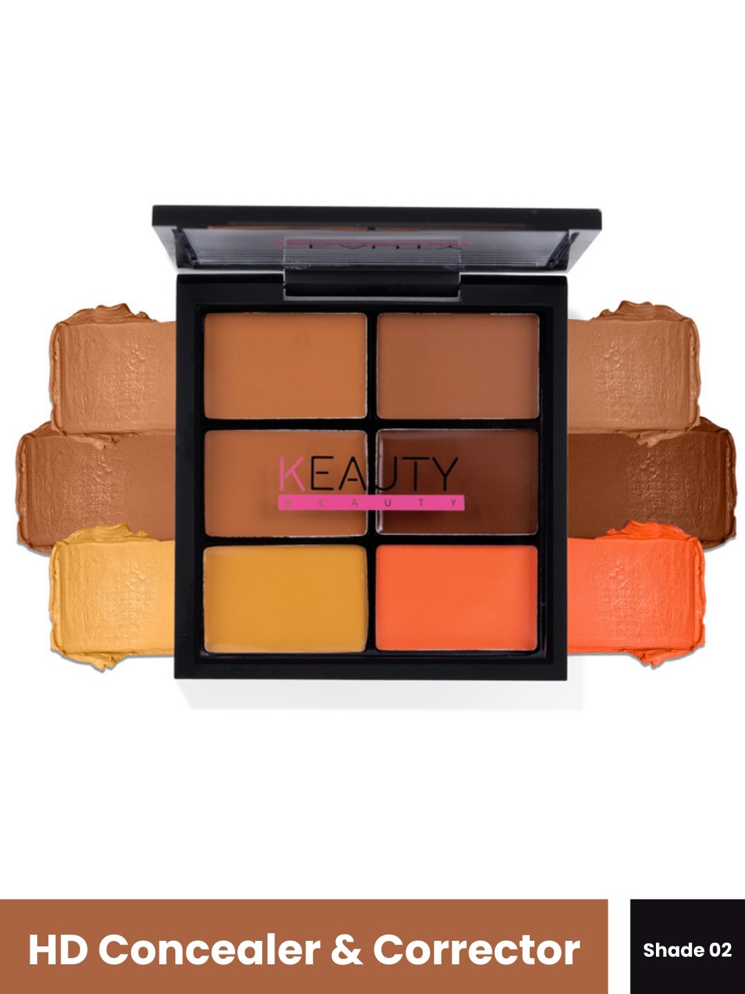 

Keauty Beauty 6 Shade Concealer & Corrector Palette - 12 g - Shade 03, Assorted