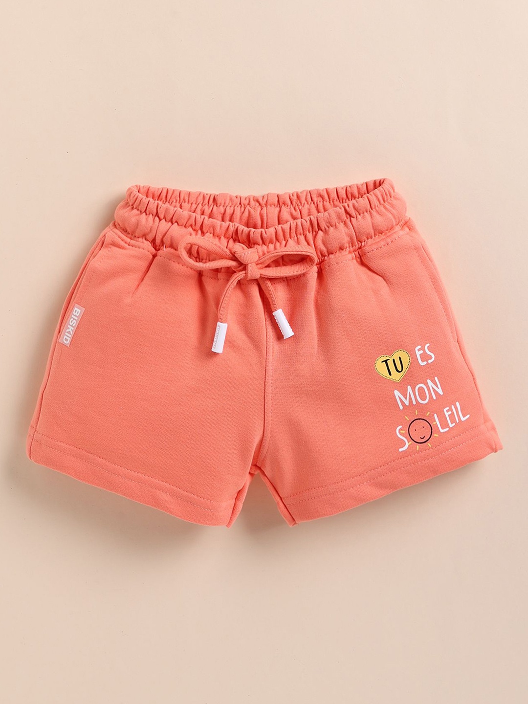 

Annie Girls Printed Hot Pants Shorts, Peach