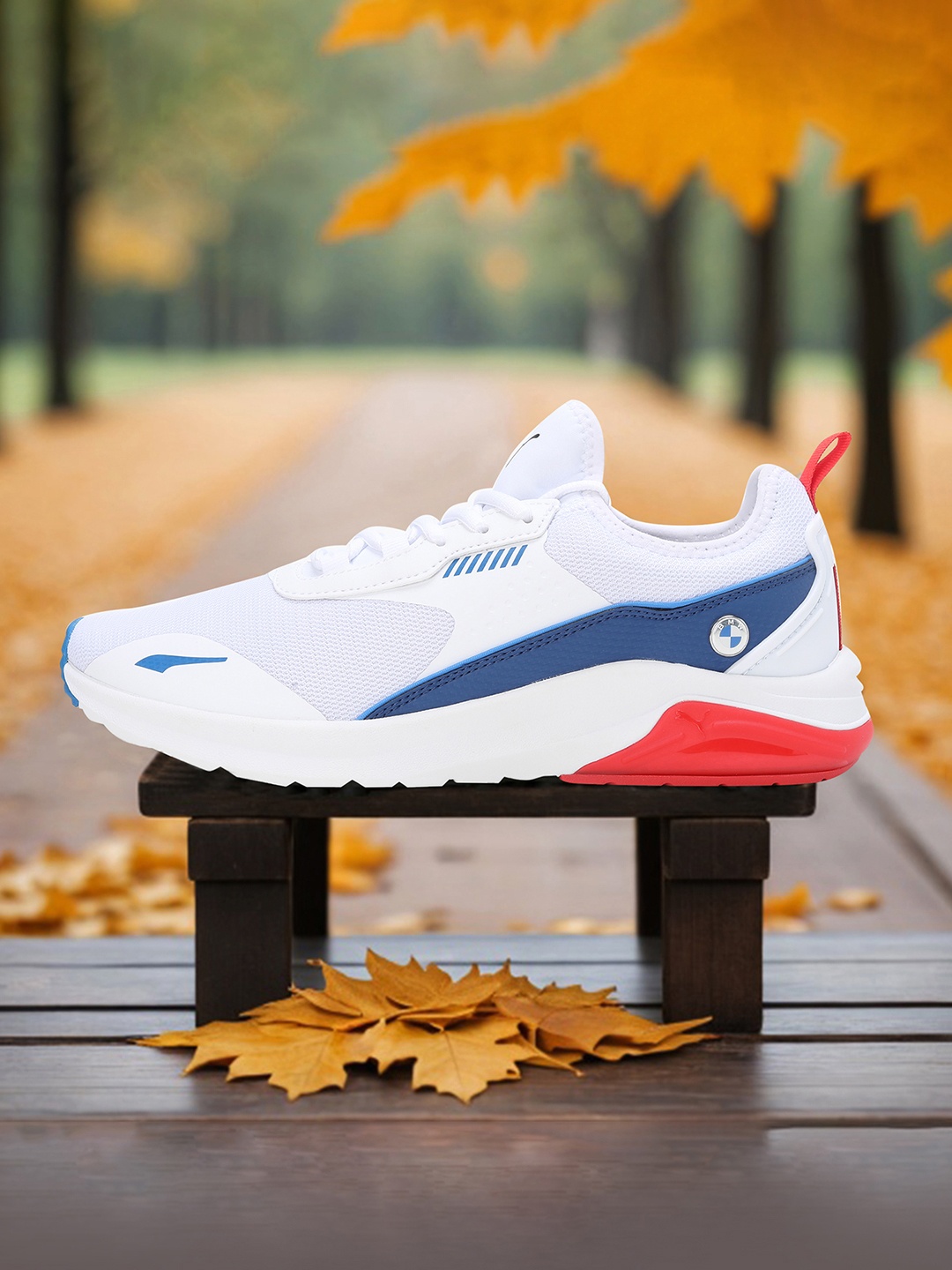 

PUMA Motorsport Unisex Colourblocked Sneakers, White