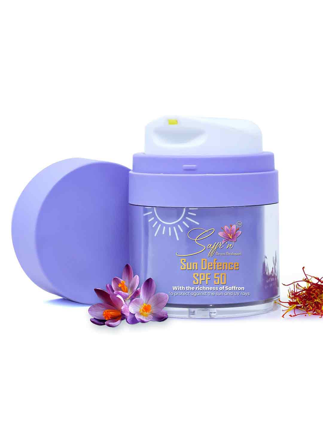 

Saffr'n Sun Defense SPF50 With Richness Of Saffron - 50 g, Purple