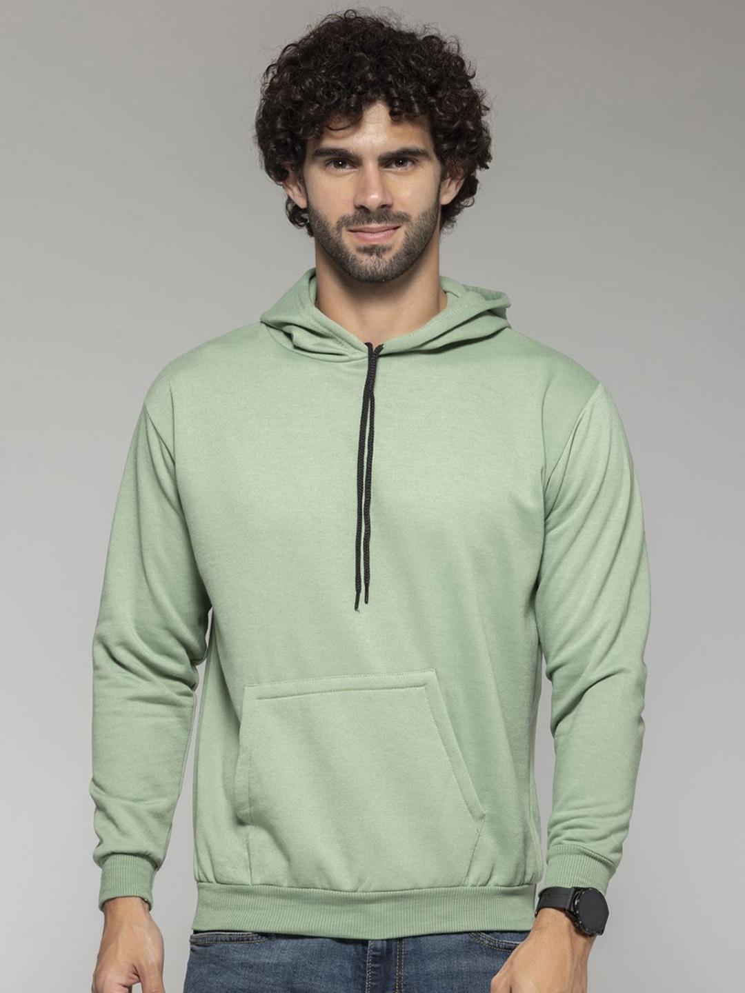 

OCTICS Men Hooded Sweatshirt, Green