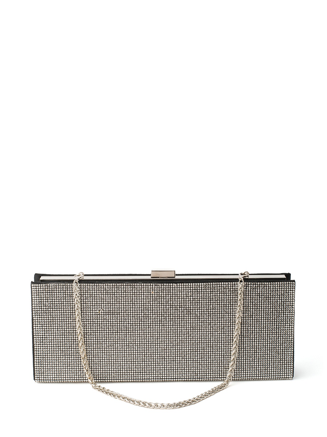 

Lino Perros Embellished Purse Clutch, Silver