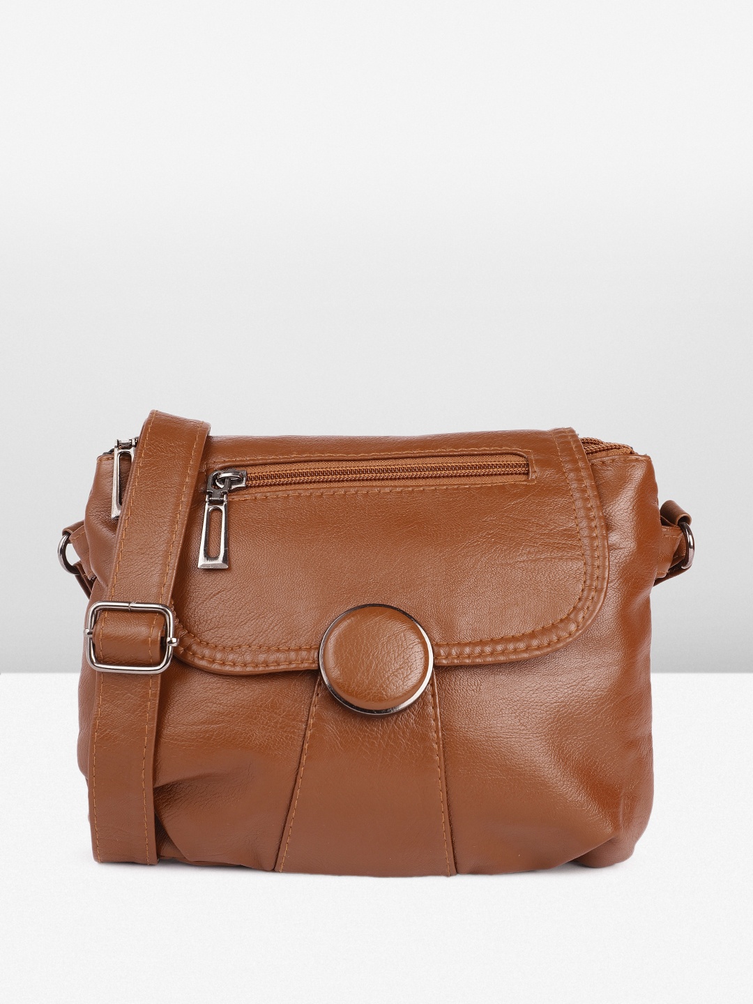 

Mast & Harbour Textured Sling Bag, Tan