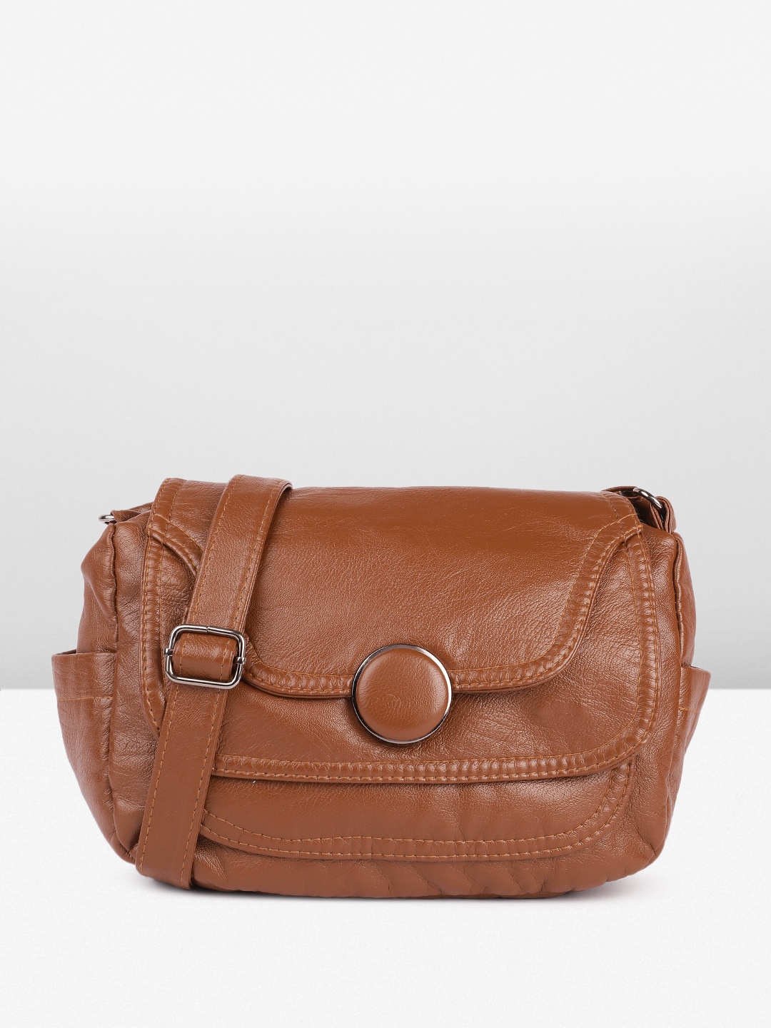 

Mast & Harbour Textured Sling Bag, Tan