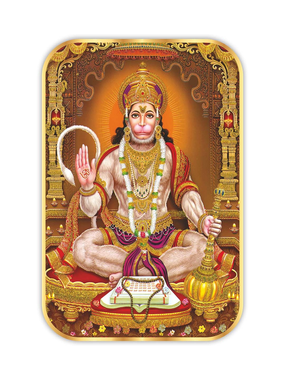 

SAF Gold-Toned & Green 1 Piece Wood Religious Wall Paintings