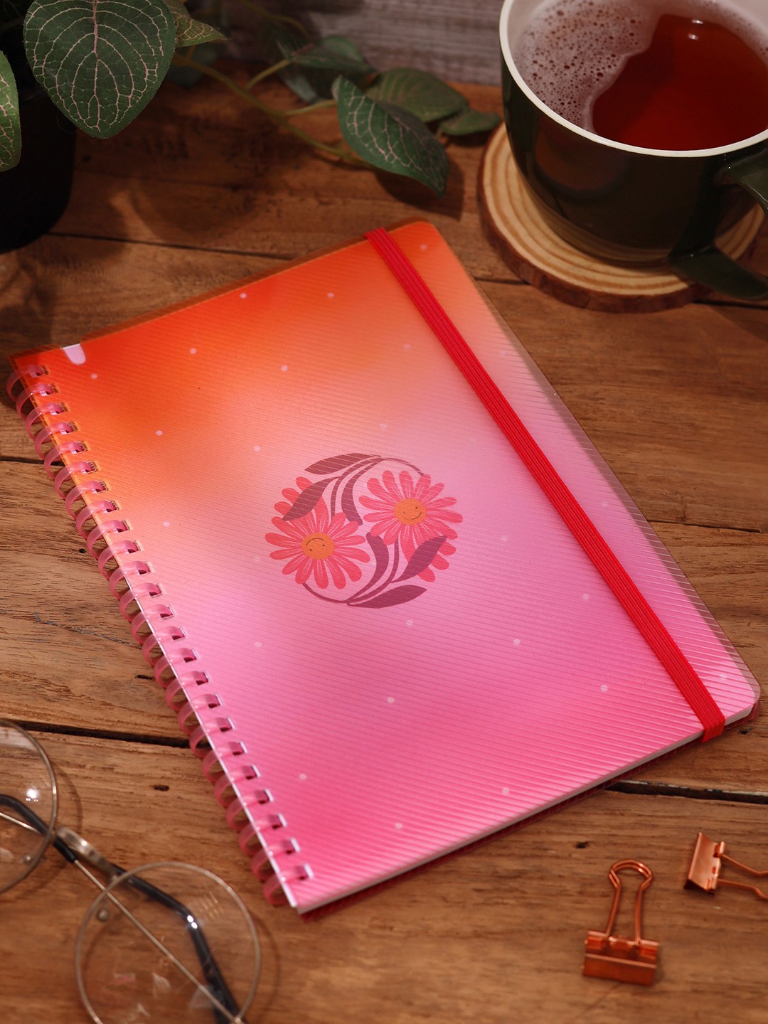 

Doodle A5 Soft Wiro Notebook - Radiant Joy, Pink