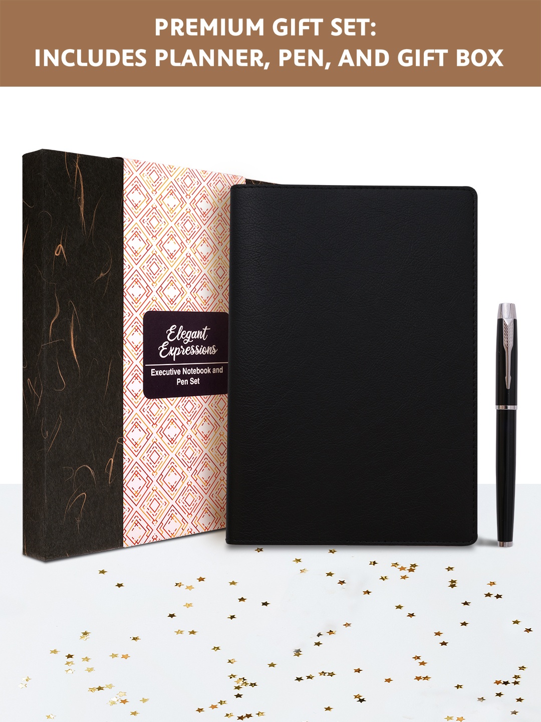 

Doodle A5 Refillable Notebook | Notable Gift Set 10, Black