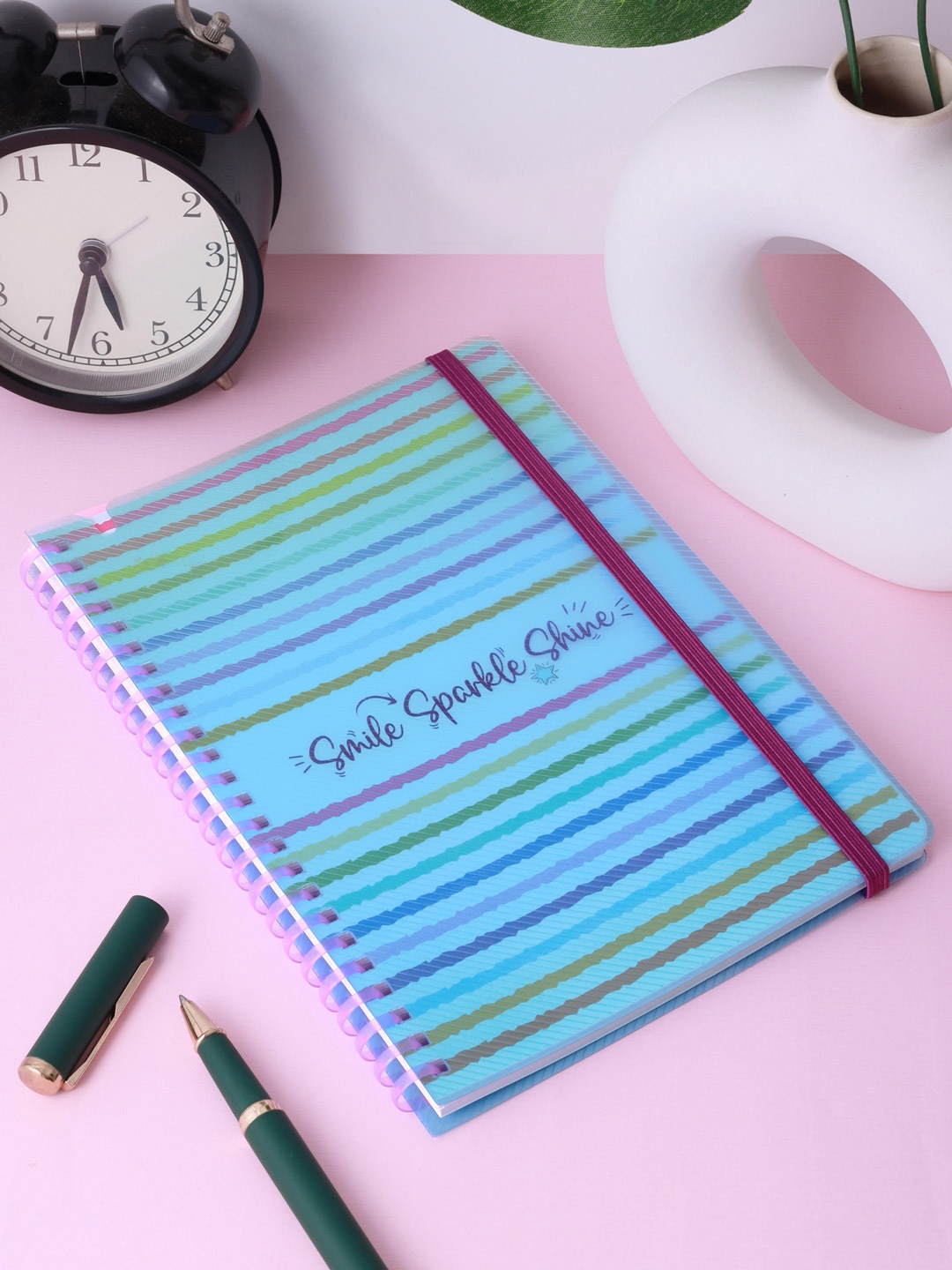 

Doodle A5 Soft Wiro Notebook - Bright Beam, Green