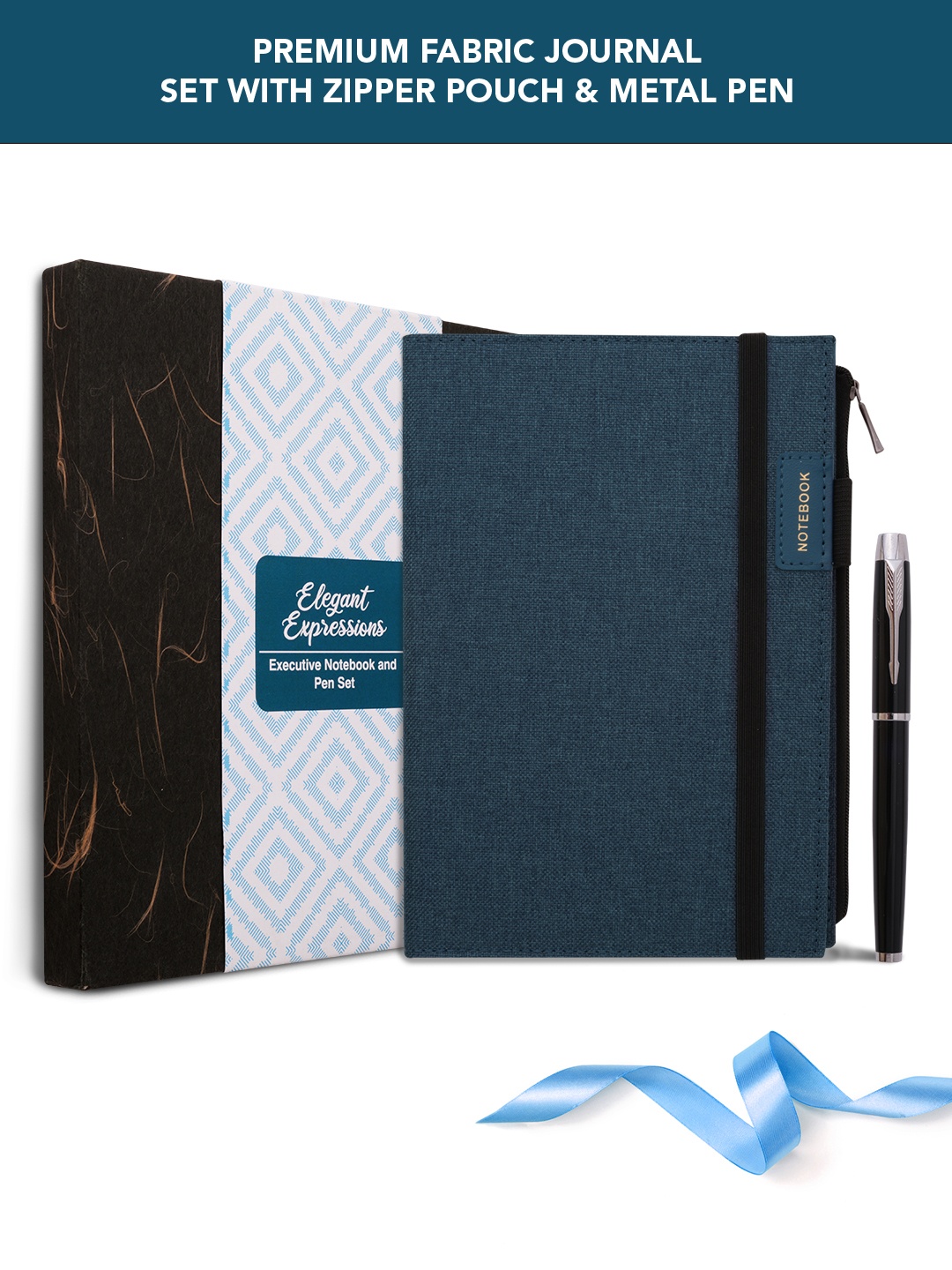 

Doodle A5 Refillable Notebook | Notable Gift Set 9, Blue