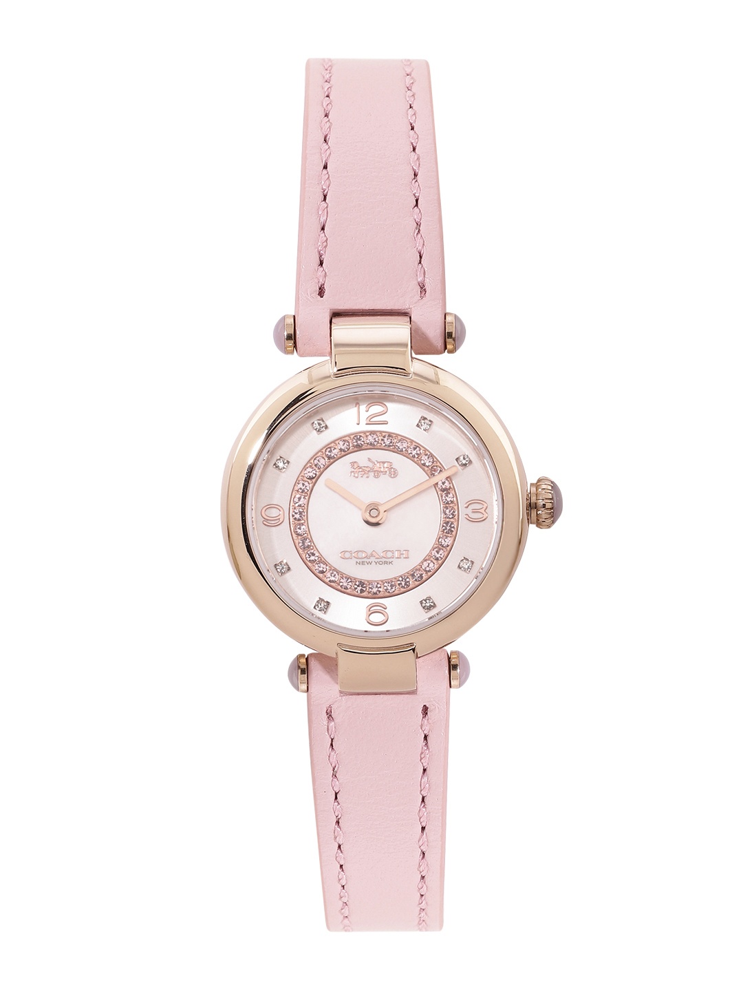 

Coach Women Cary Leather Analogue Watch 14503896, White