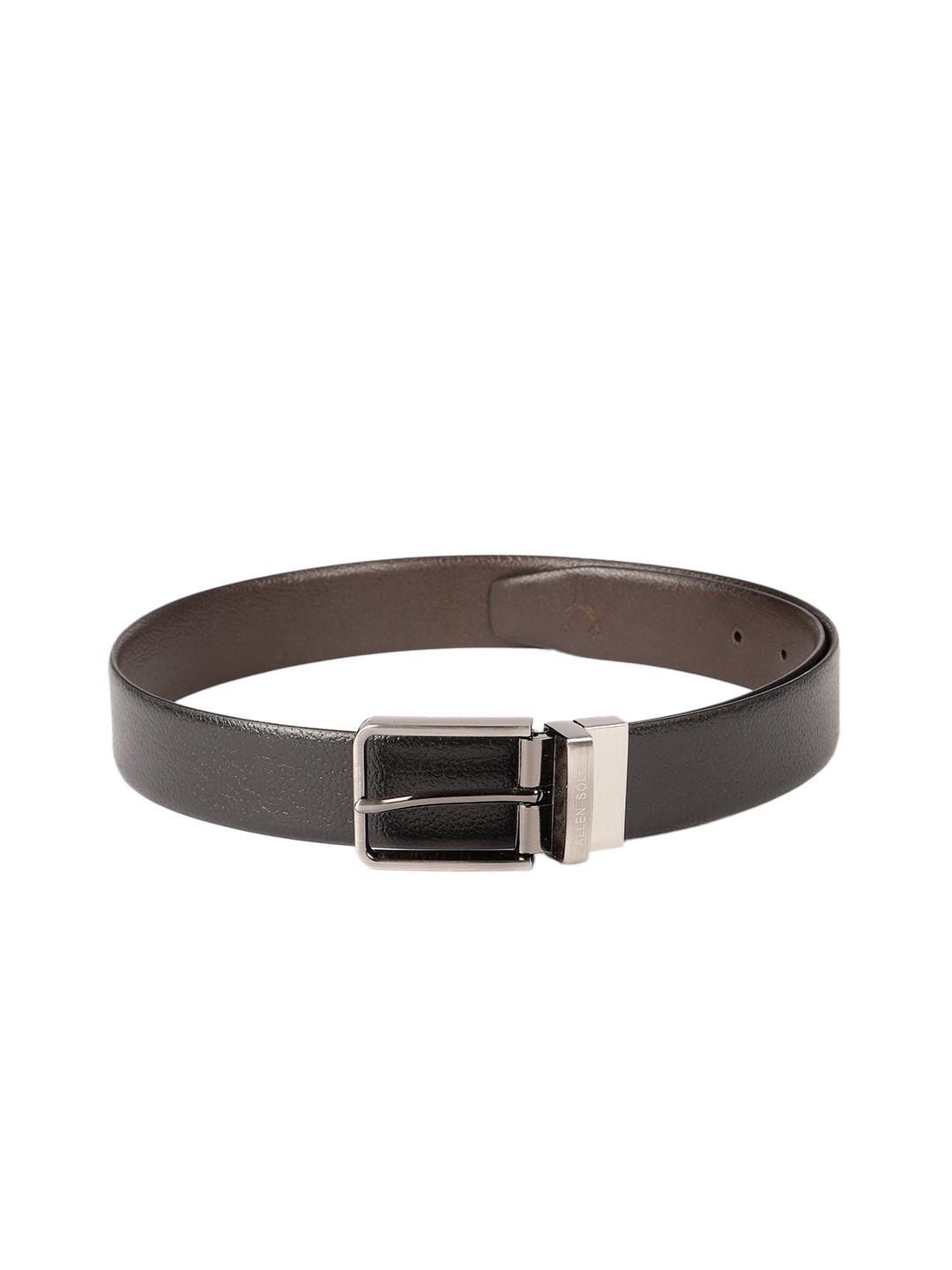 

Allen Solly Men Leather Reversible Belt, Black