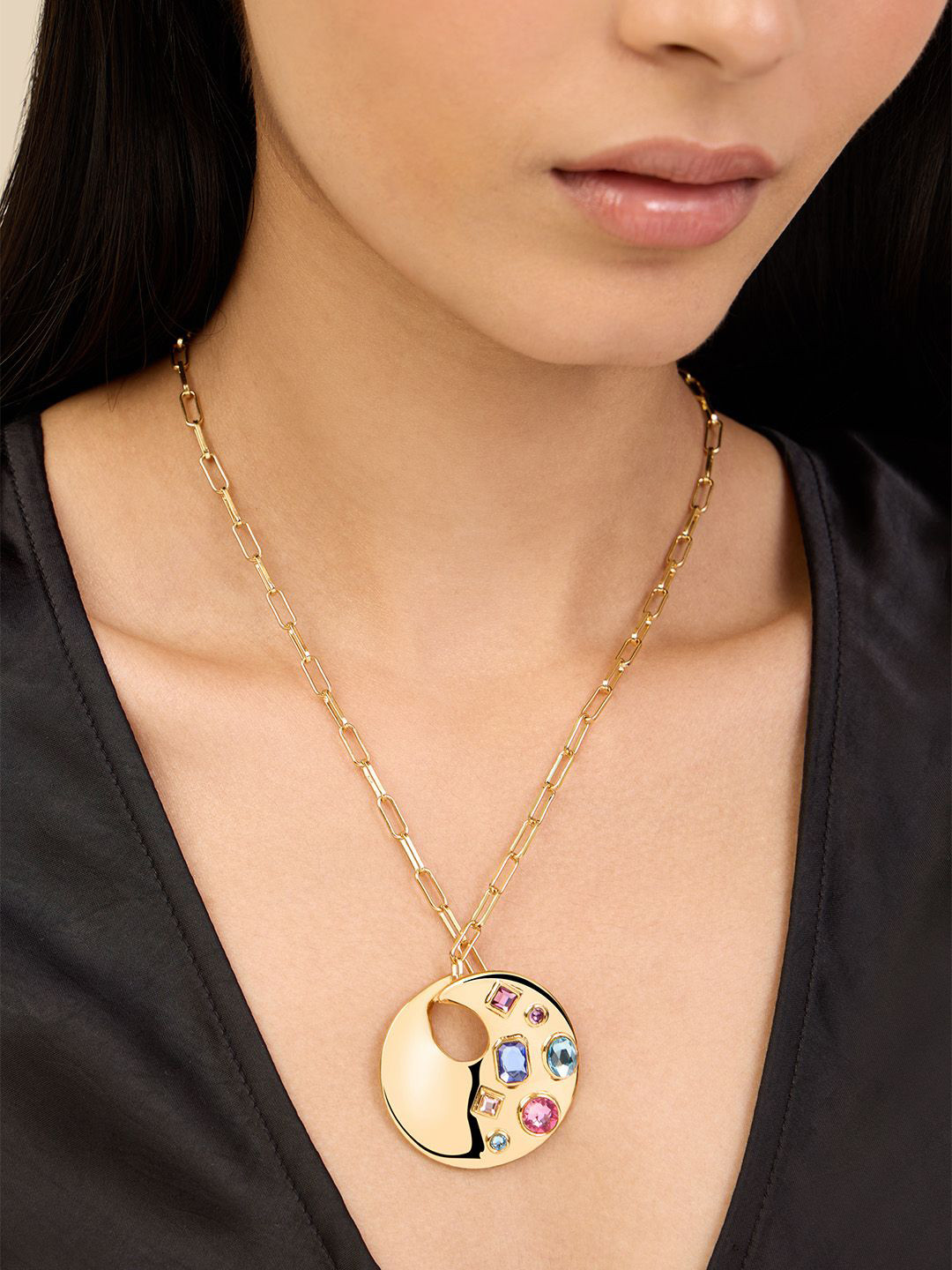 

Isharya Brass Gold-Plated Necklace