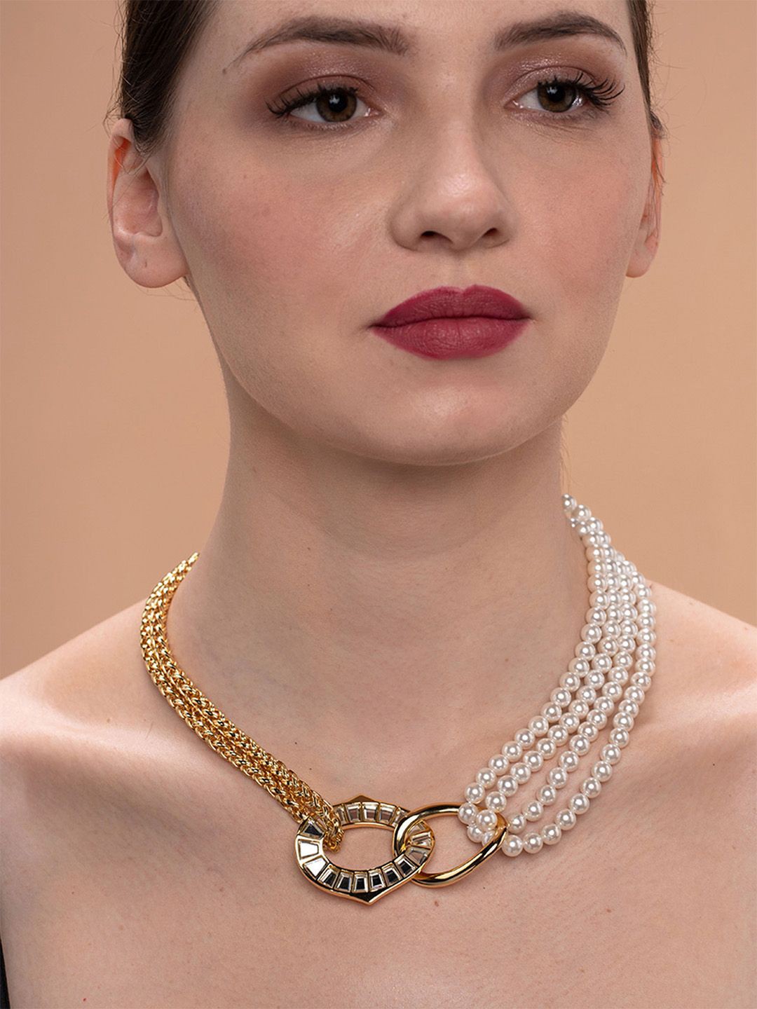 

Isharya Brass Gold-Plated Necklace
