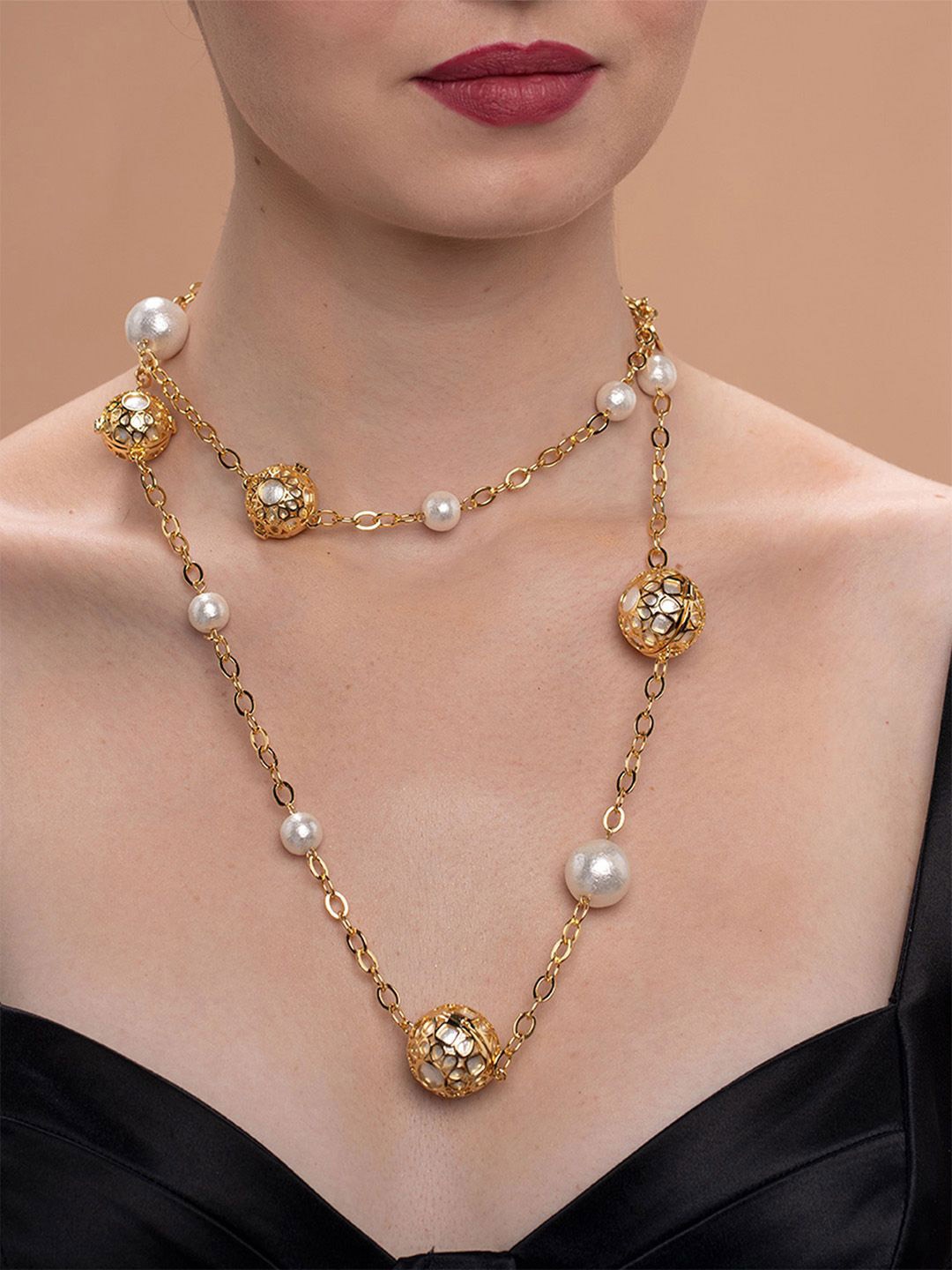 

Isharya Brass Gold-Plated Necklace