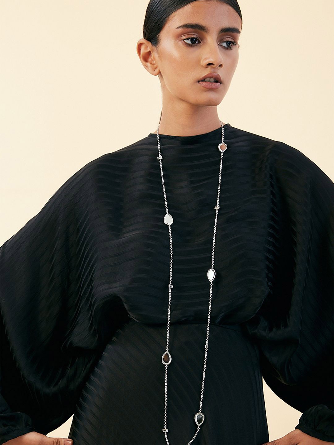

Isharya Brass Necklace, Silver