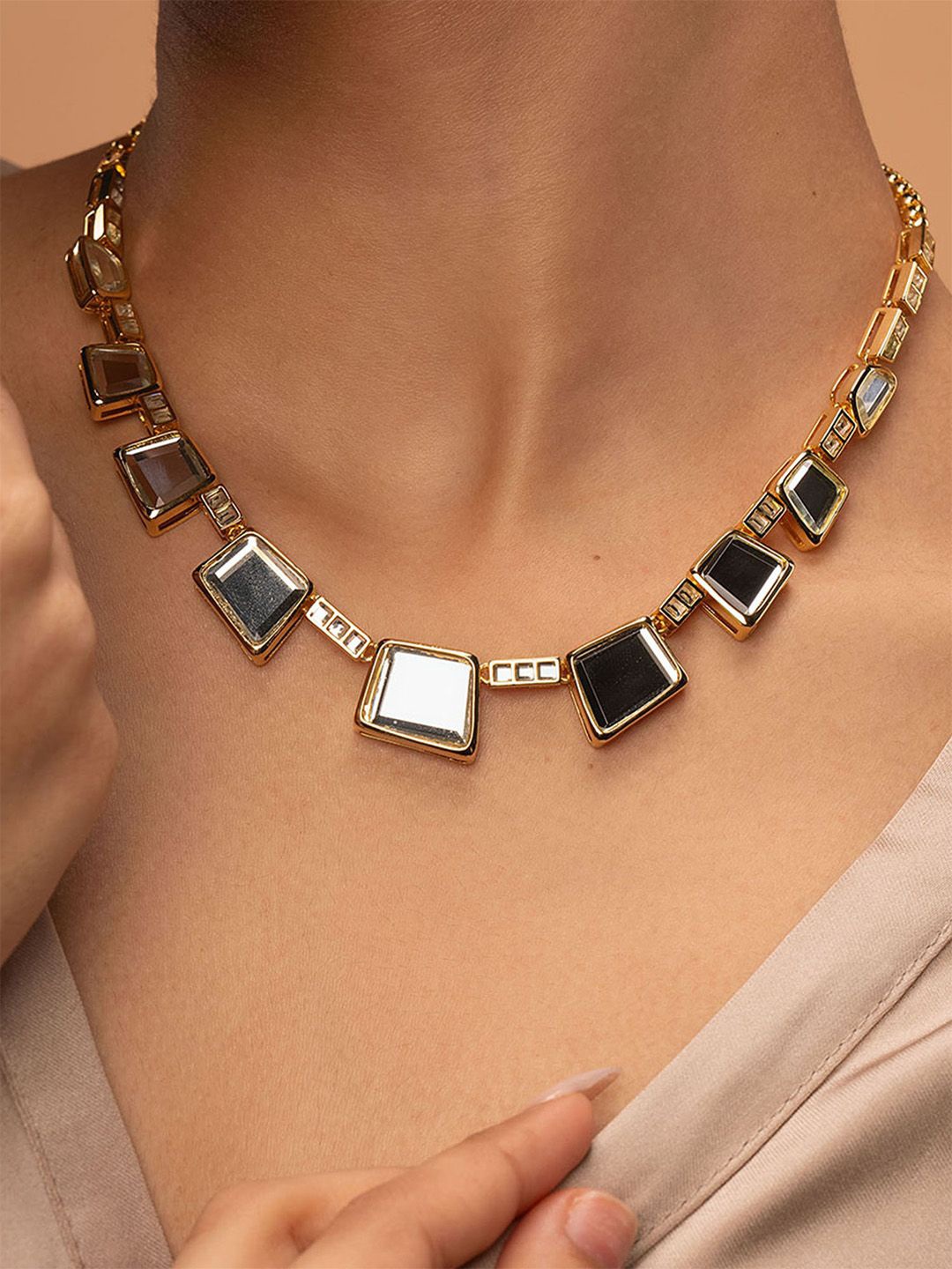 

Isharya Brass Gold-Plated Necklace