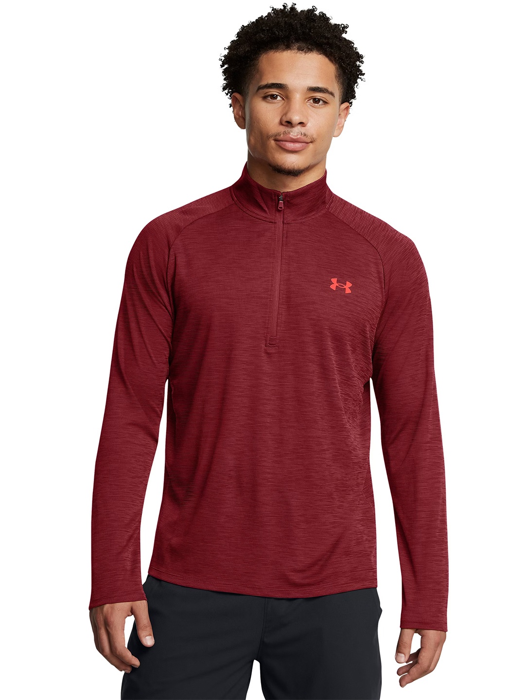 

UNDER ARMOUR Men UA Tech Textured T-shirt, Red