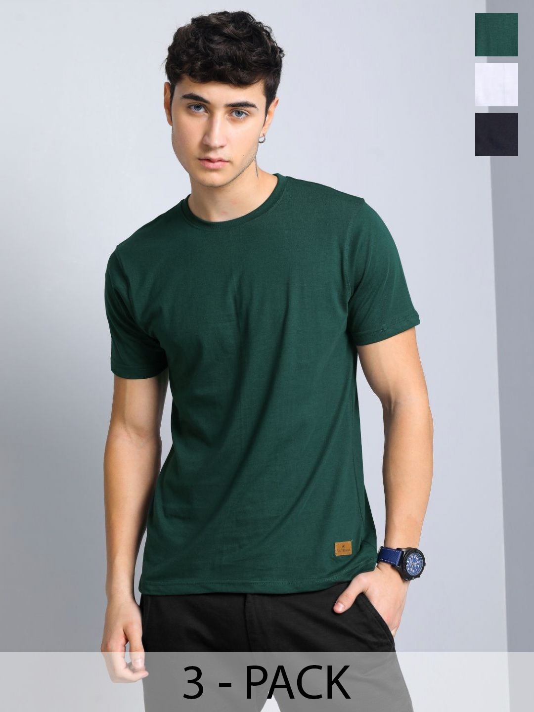

PAUL STREET Men Brand Logo 3 Slim Fit T-shirt, Multi