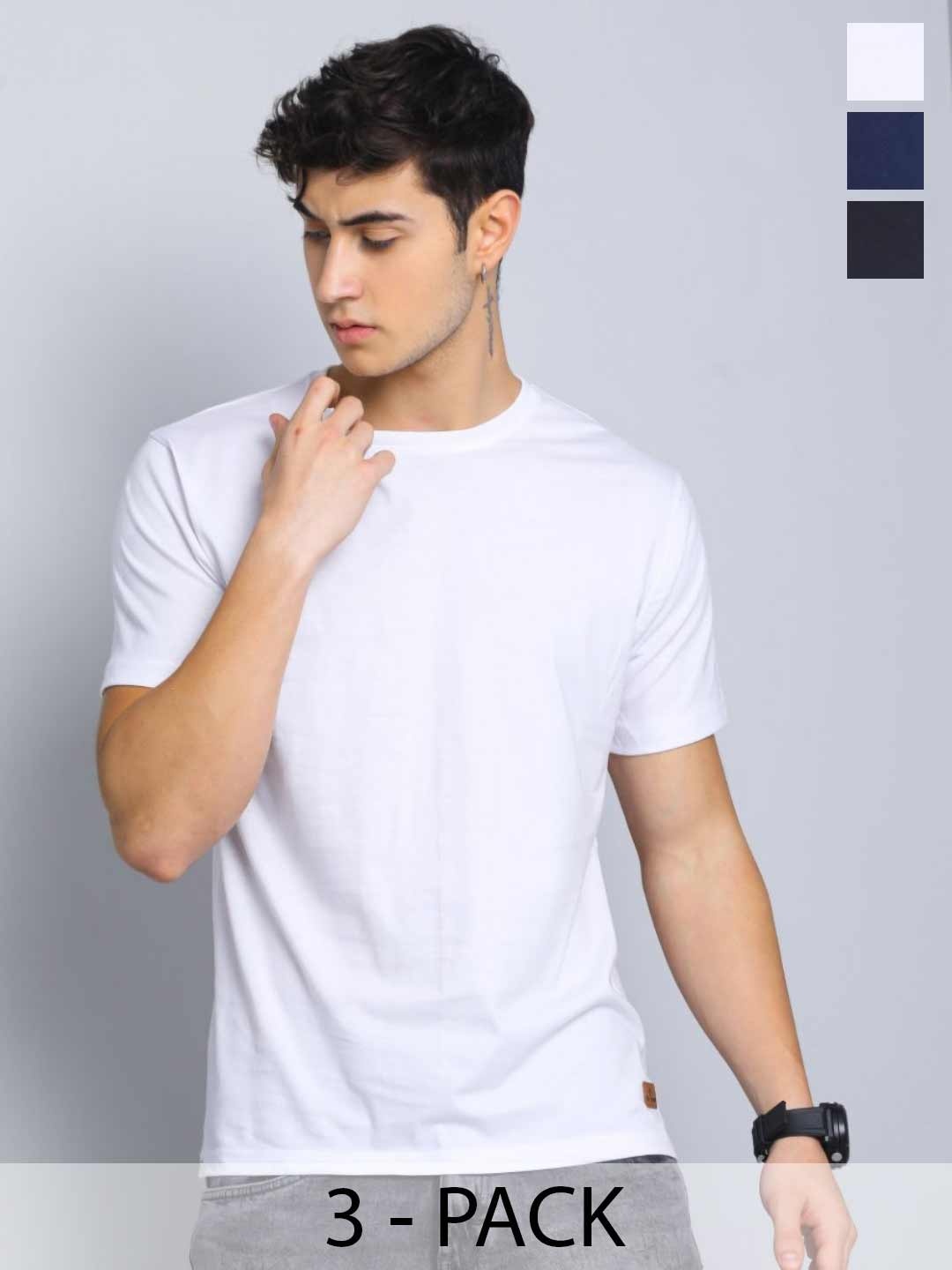 

PAUL STREET Men Brand Logo 3 Extended Sleeves Slim Fit T-shirt, Multi