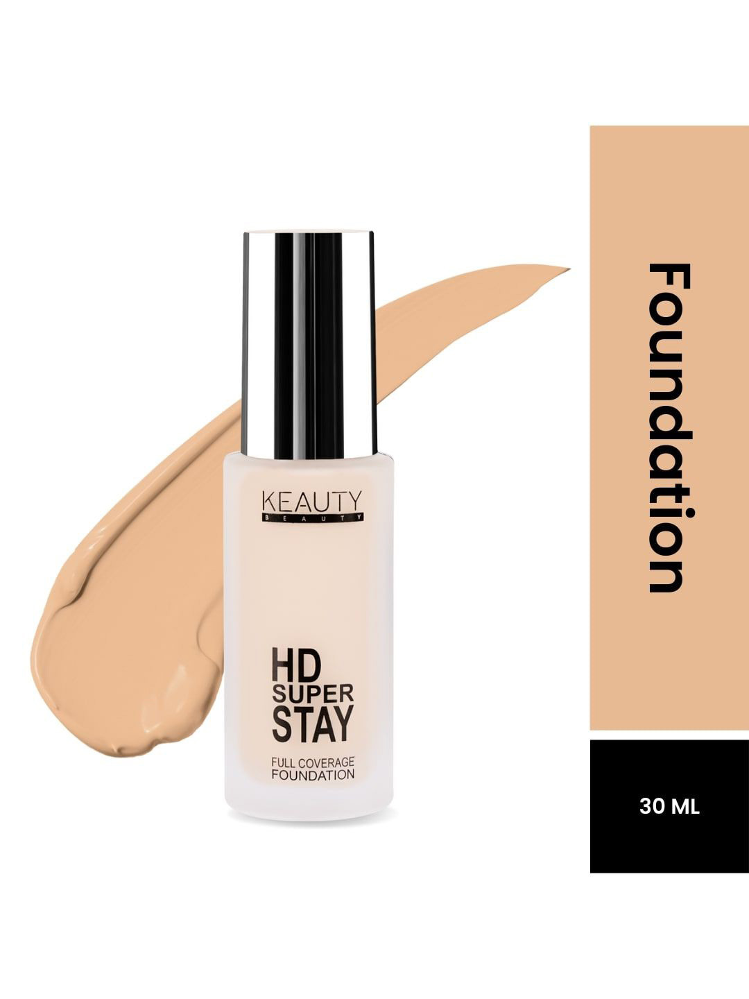 

Keauty Beauty HD Super Stay Full Coverage Foundation- 30 ml- Shade- 03, Beige
