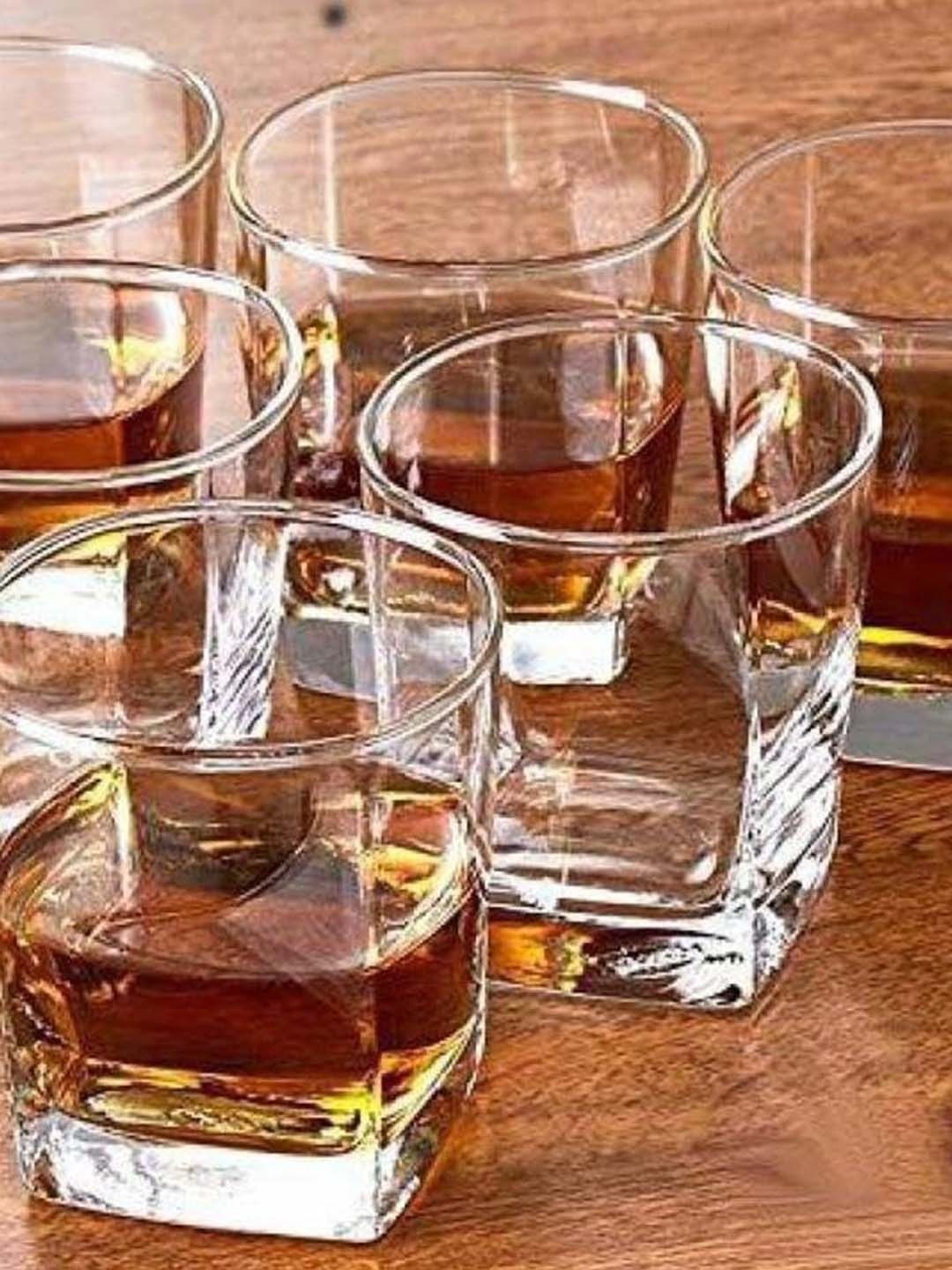 

SOMIL 6Piece Transparent Whisky Glass - 180 ml