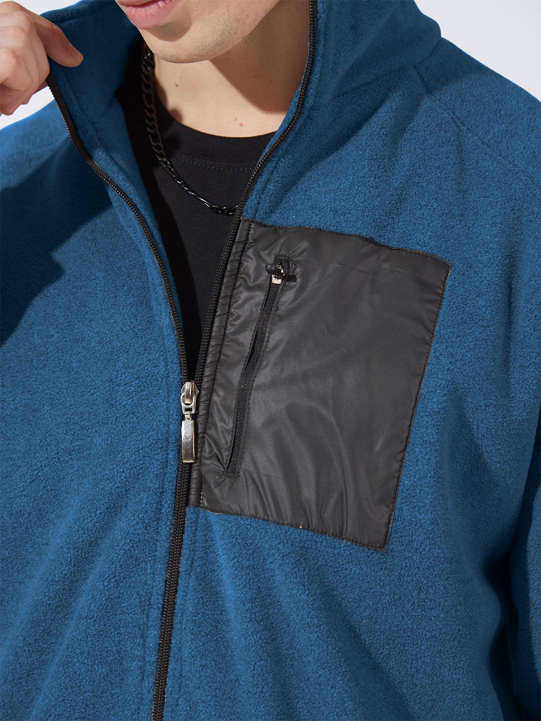 

Maniac Men Open Front Jacket, Blue