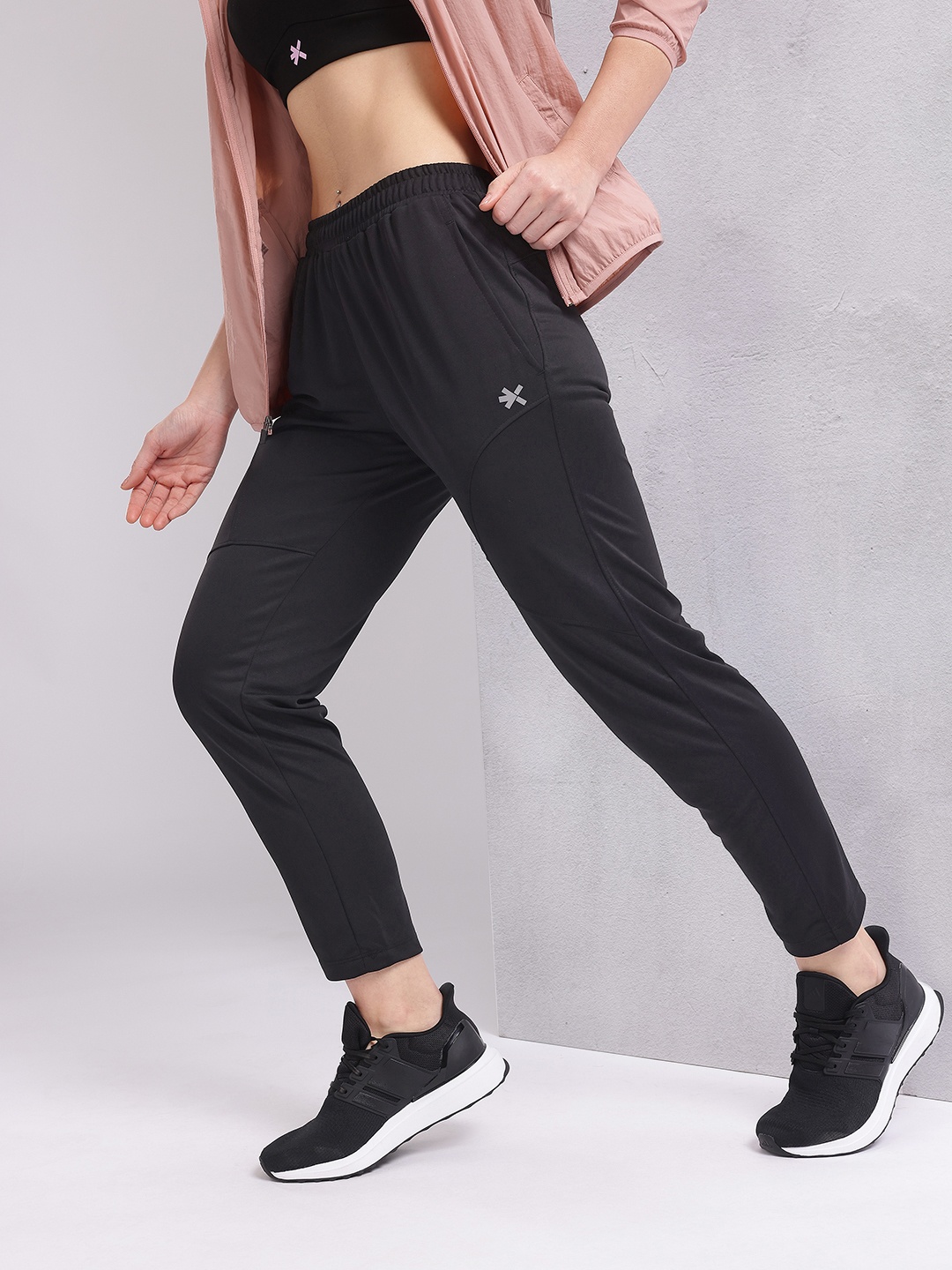

HRX by Hrithik Roshan Women Rapid Dry Running Track Pants, Black