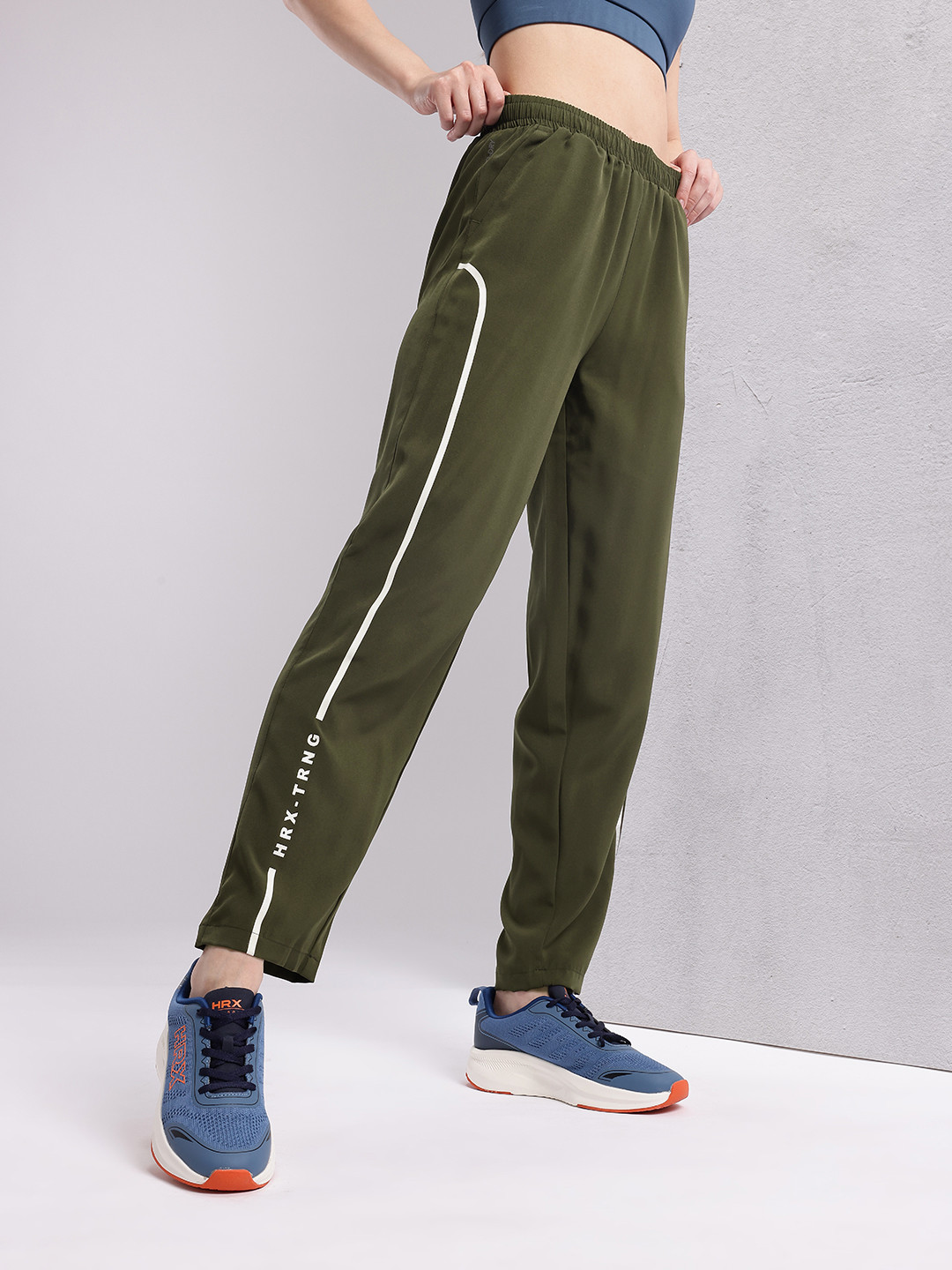 

HRX by Hrithik Roshan Women Rapid-Dry Training Track Pants, Olive