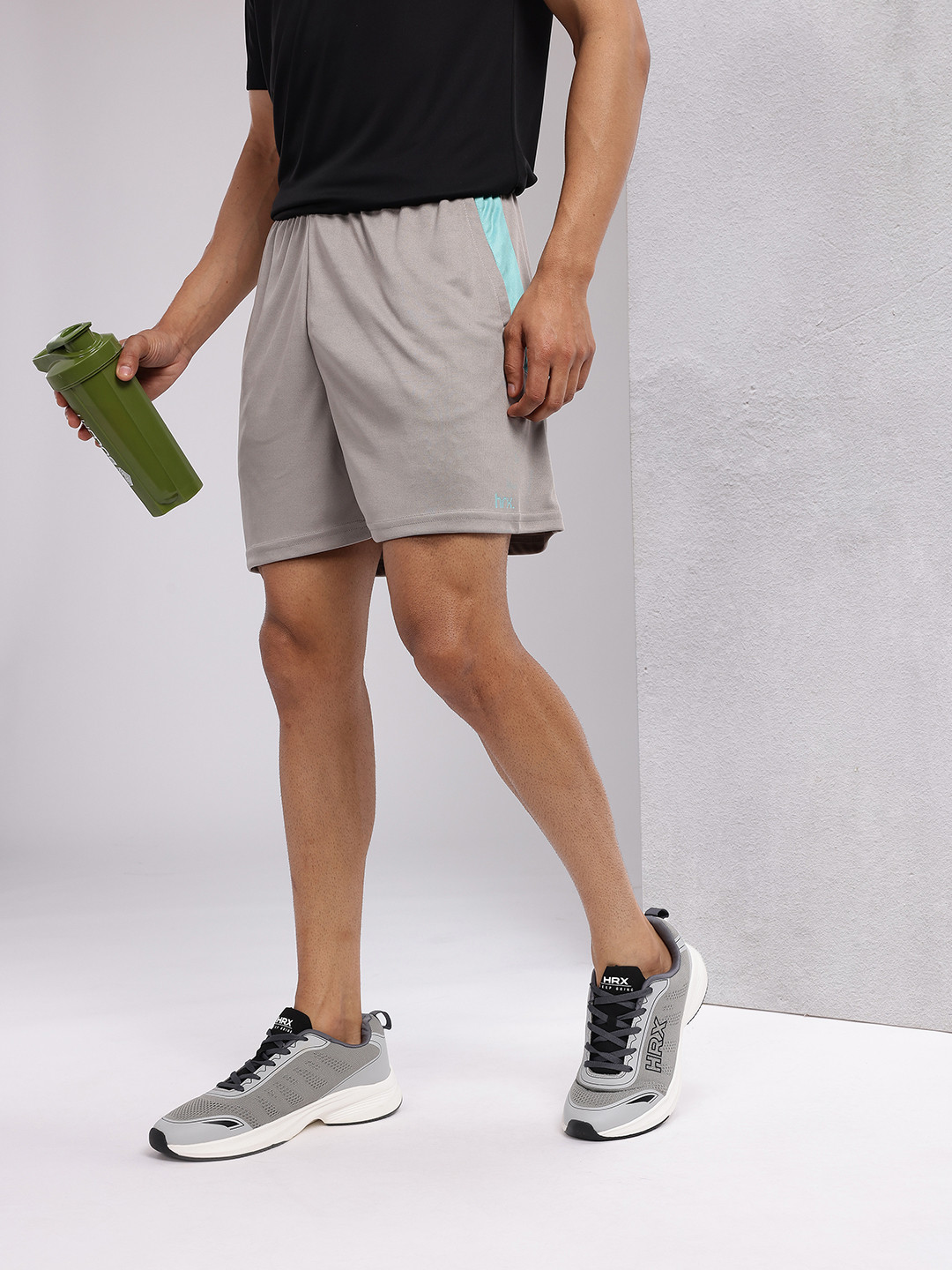 

HRX by Hrithik Roshan Men Rapid-Dry Running Shorts, Grey
