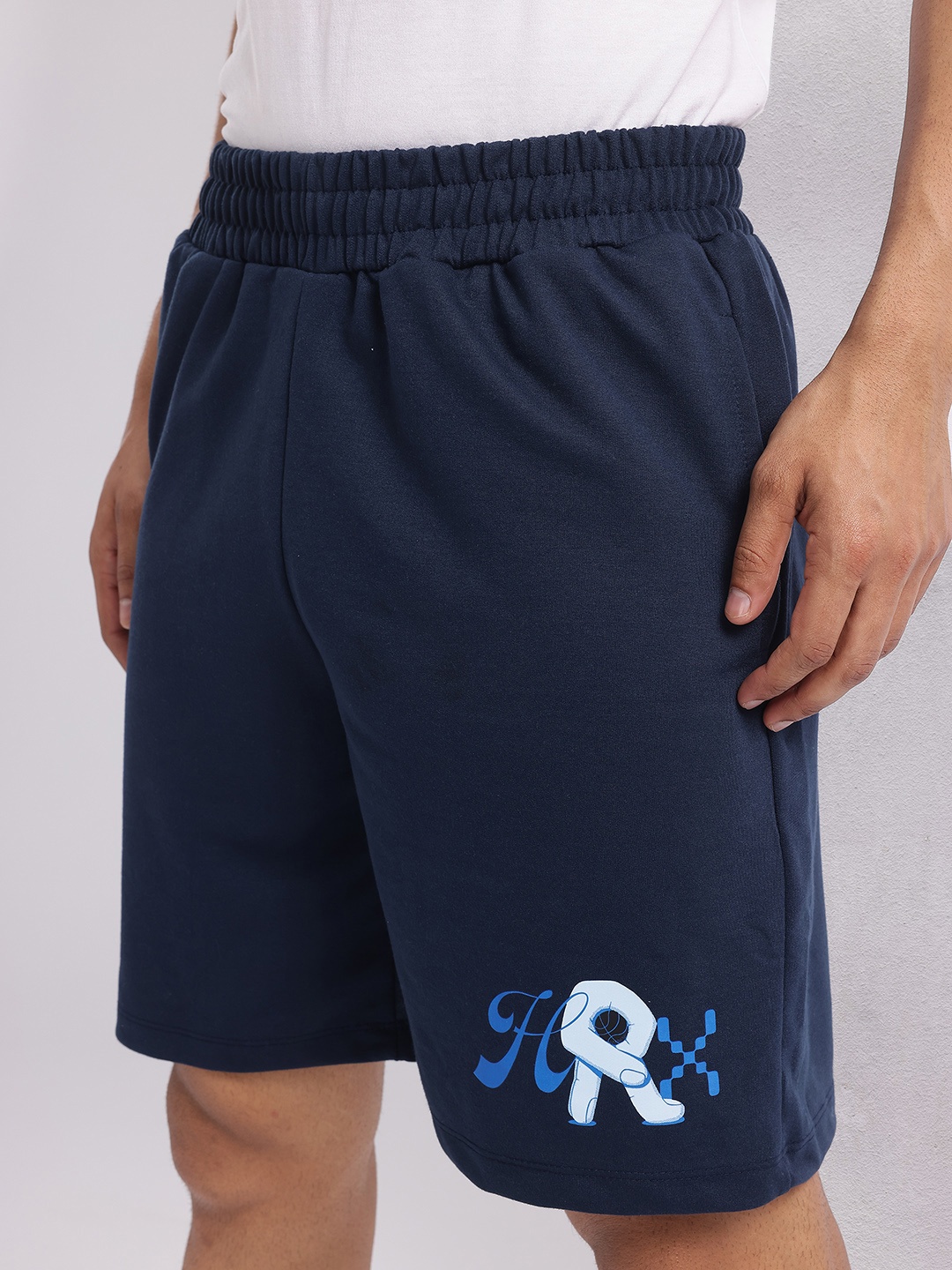 

HRX by Hrithik Roshan Men Lifestyle Shorts, Navy blue