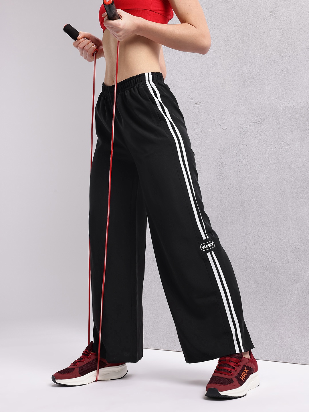 

HRX by Hrithik Roshan Women Training Track Pants, Black