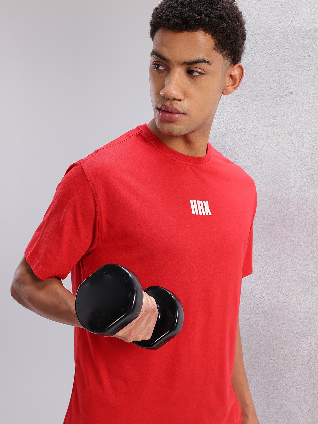 

HRX by Hrithik Roshan Printed Training T-shirt, Red