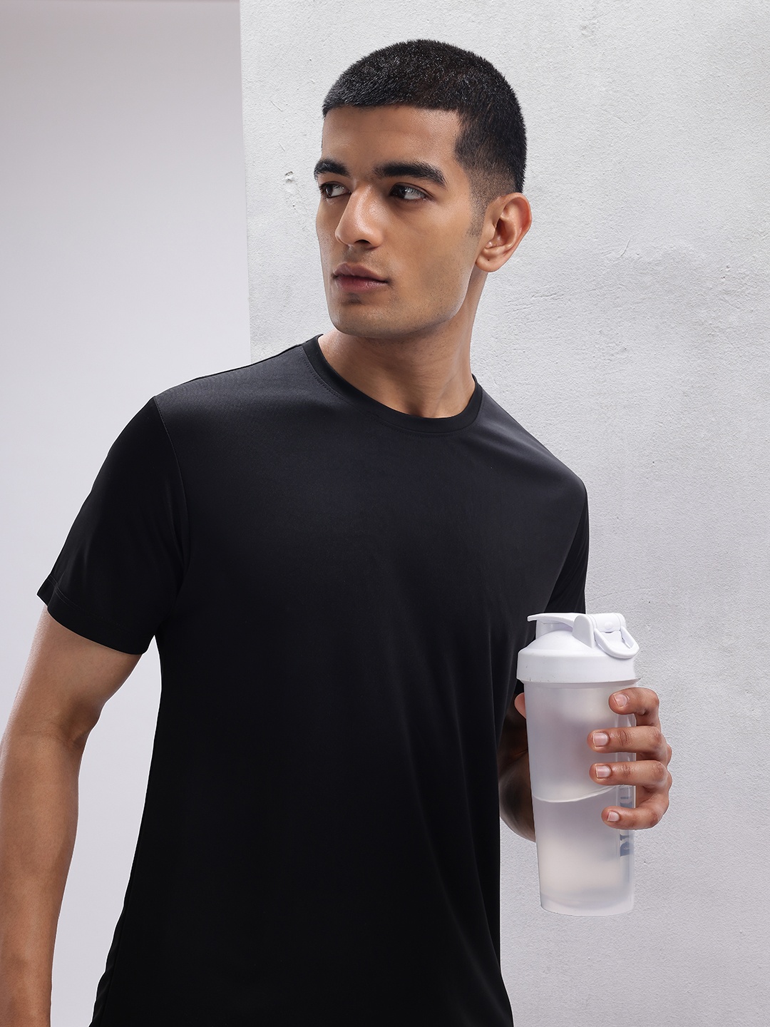 HRX by Hrithik Roshan Rapid-Dry Running T-shirt, Black