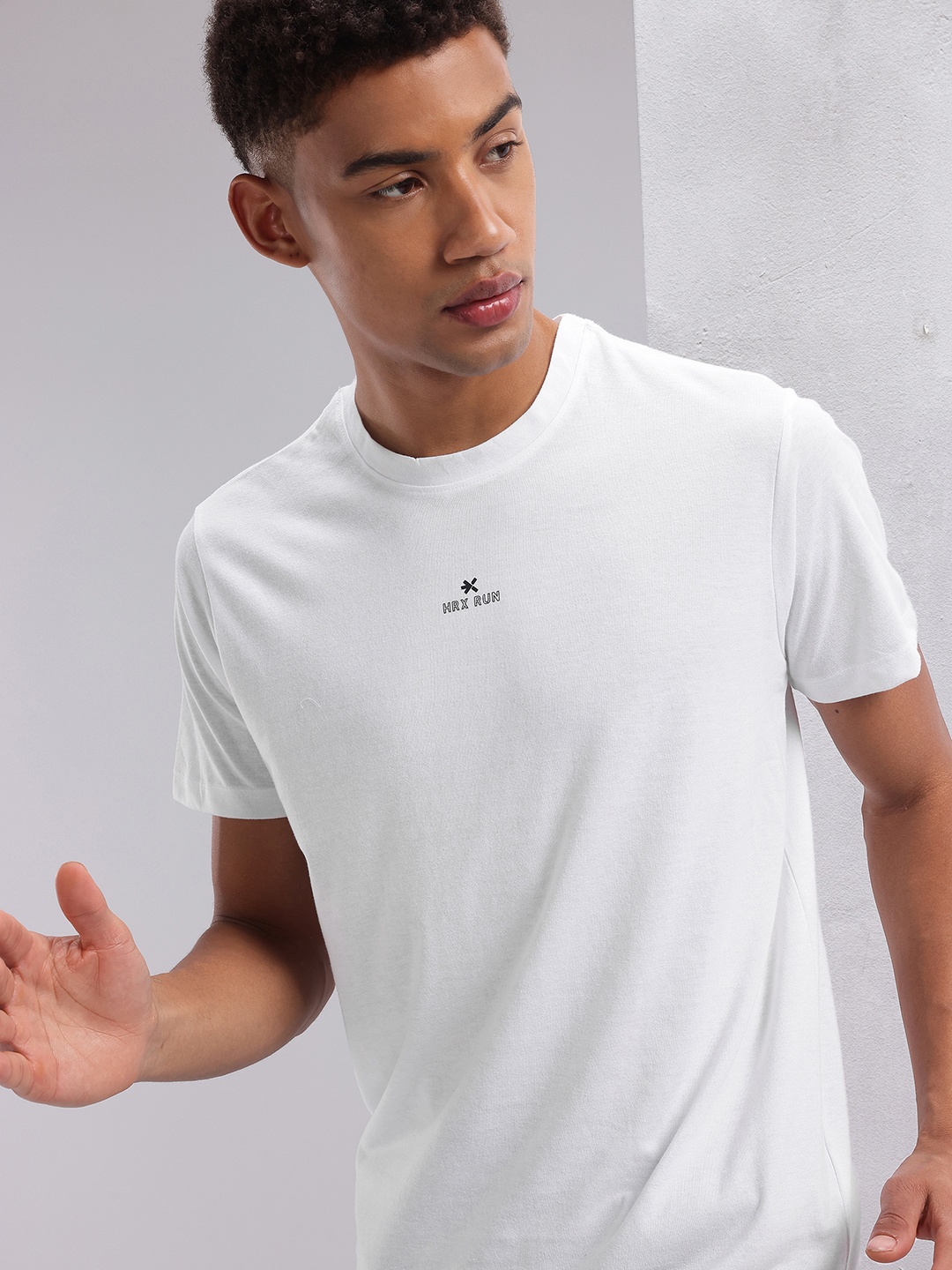 

HRX by Hrithik Roshan Round Neck Running T-shirt, White