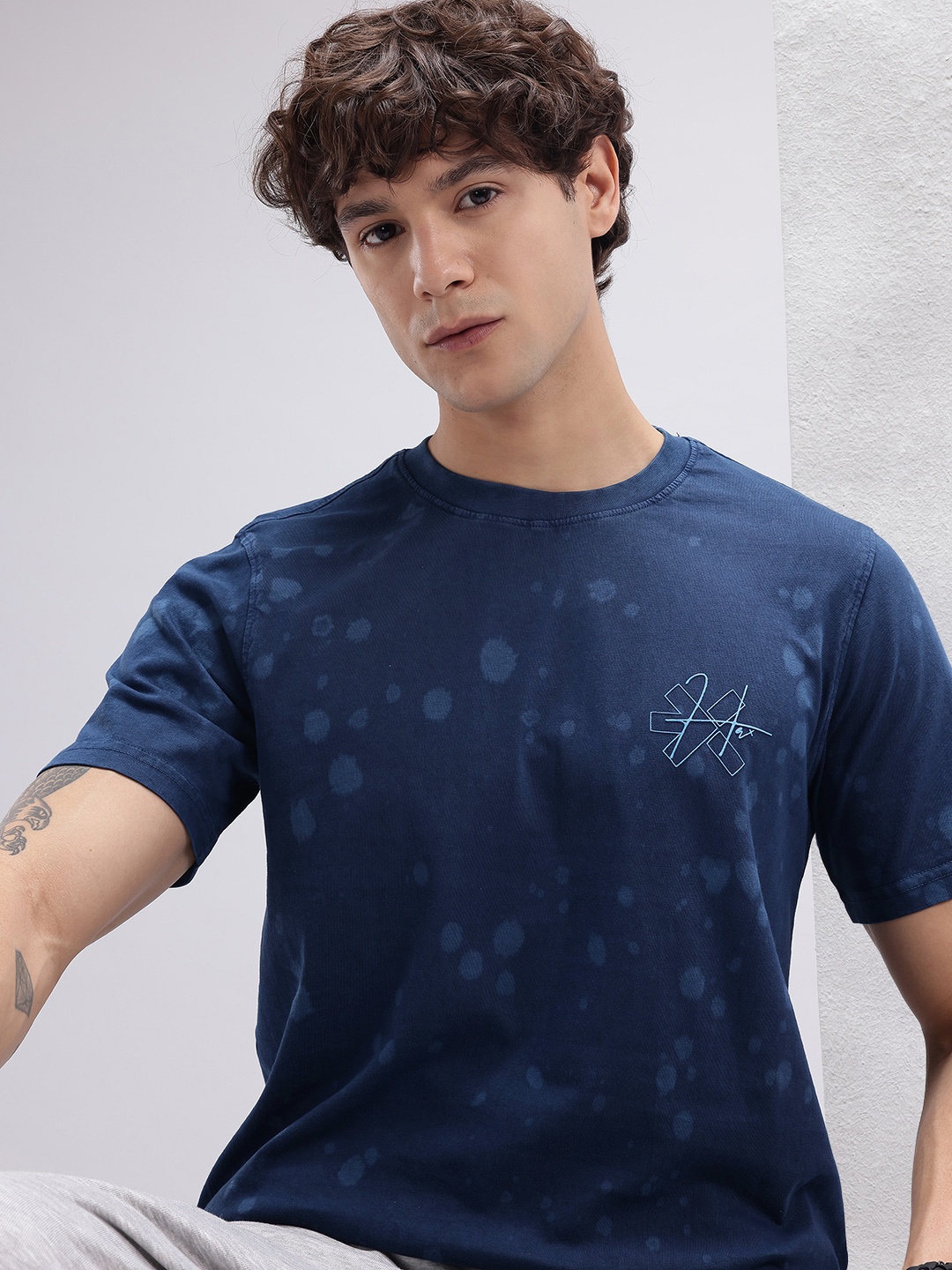 

HRX by Hrithik Roshan Printed Lifestyle T-shirt, Blue