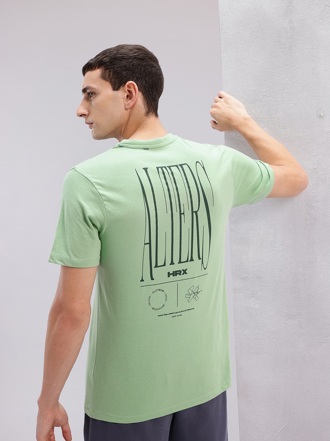 

HRX by Hrithik Printed Lifestyle T-shirt, Green