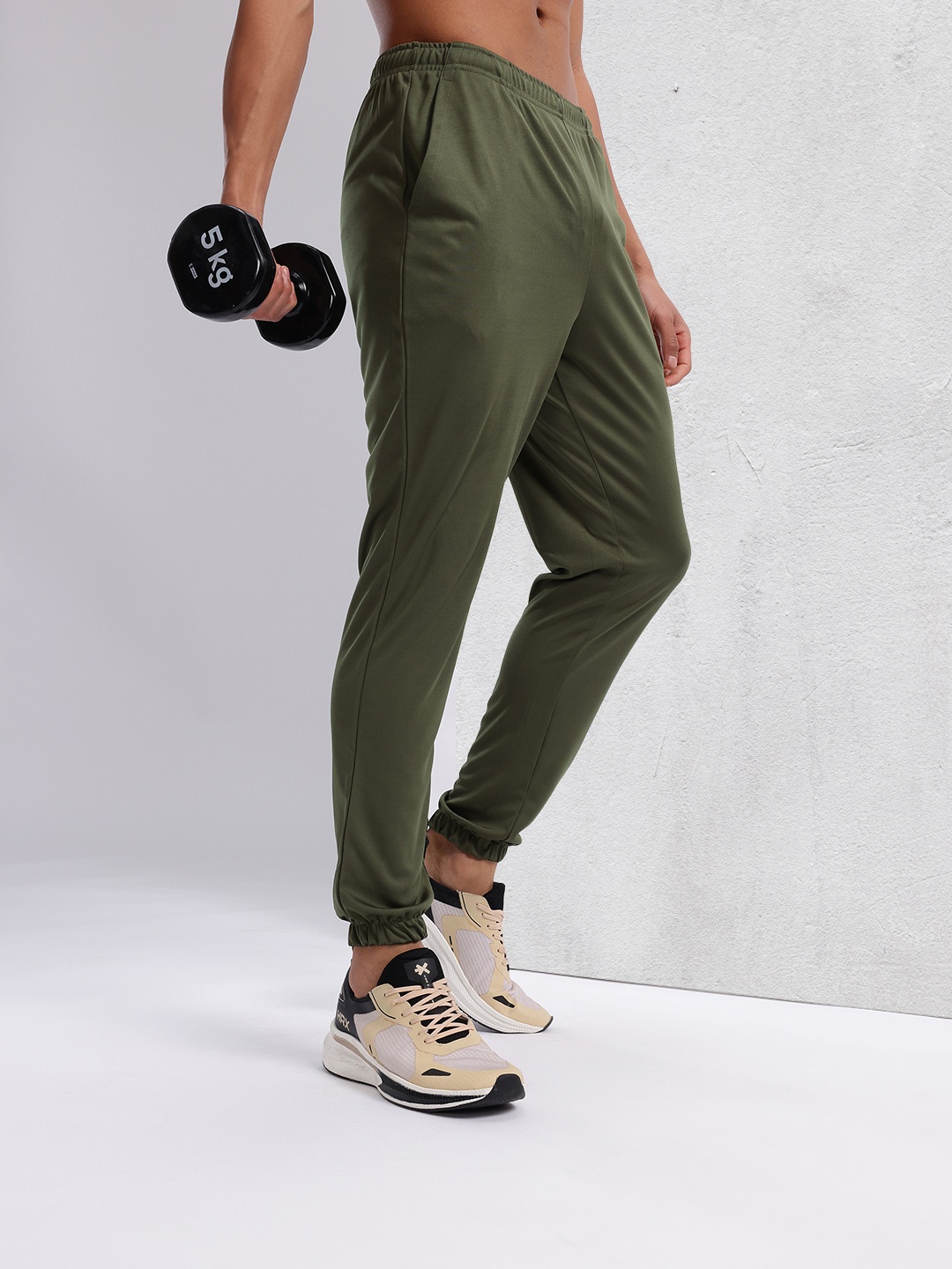 

HRX by Hrithik Roshan Men Rapid-Dry Training Joggers, Olive