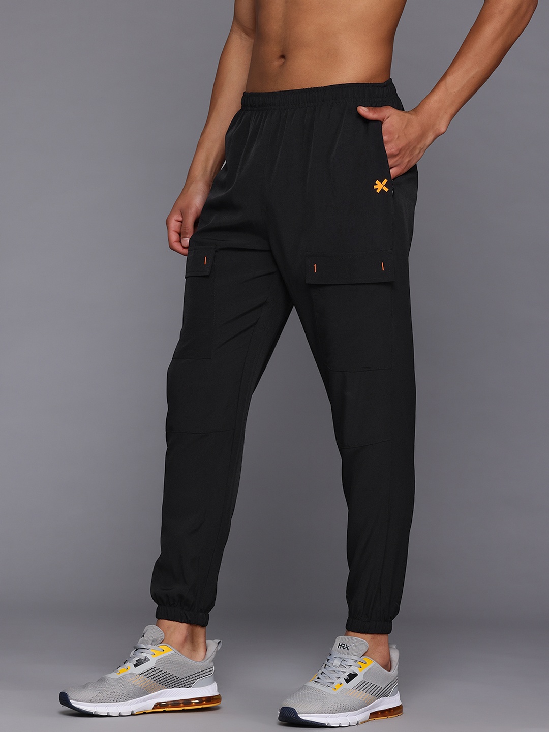 

HRX by Hrithik Roshan Men Rapid-Dry Training Joggers, Black