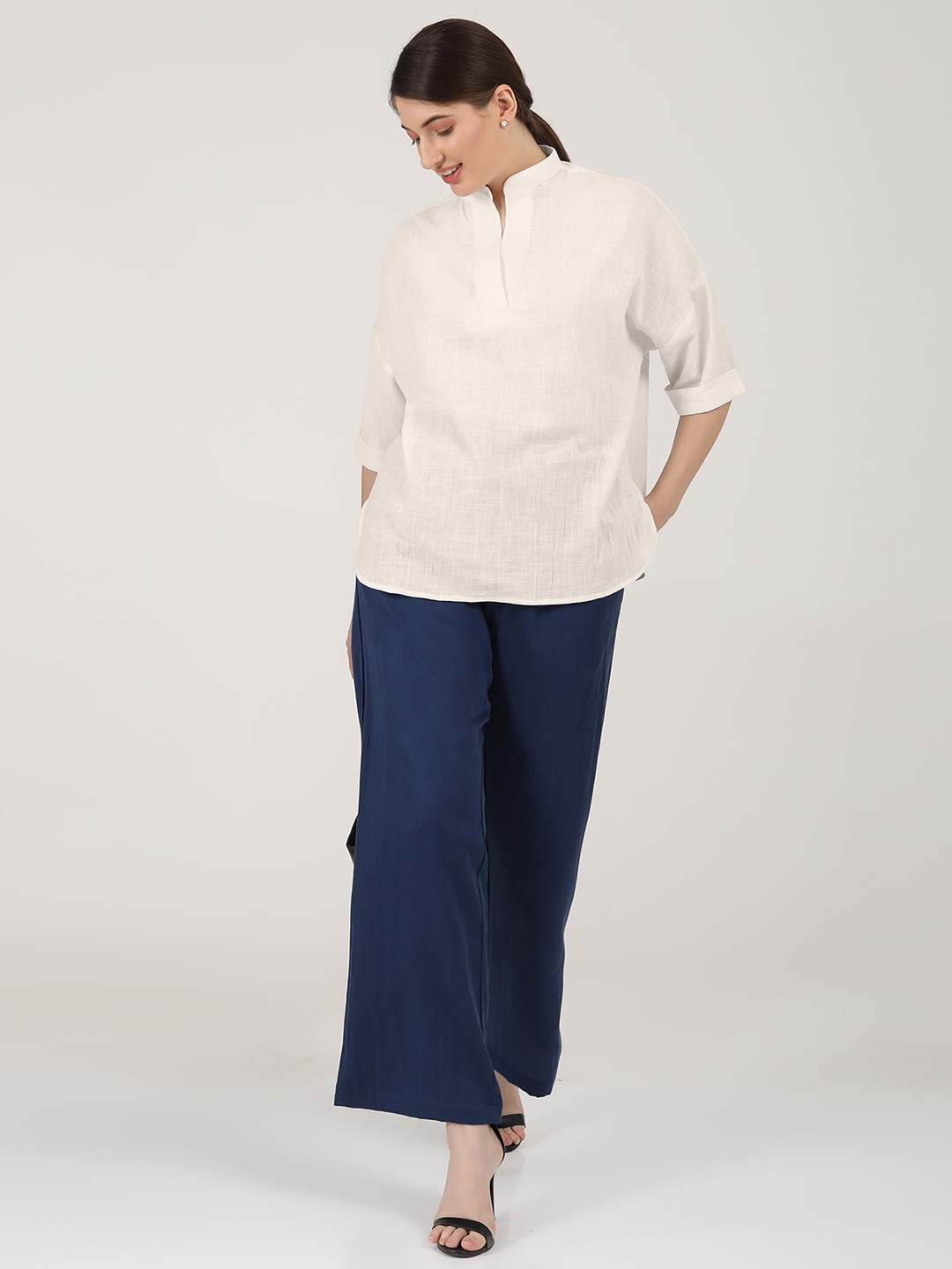 

Saltpetre Top With Trousers Co-Ords, White