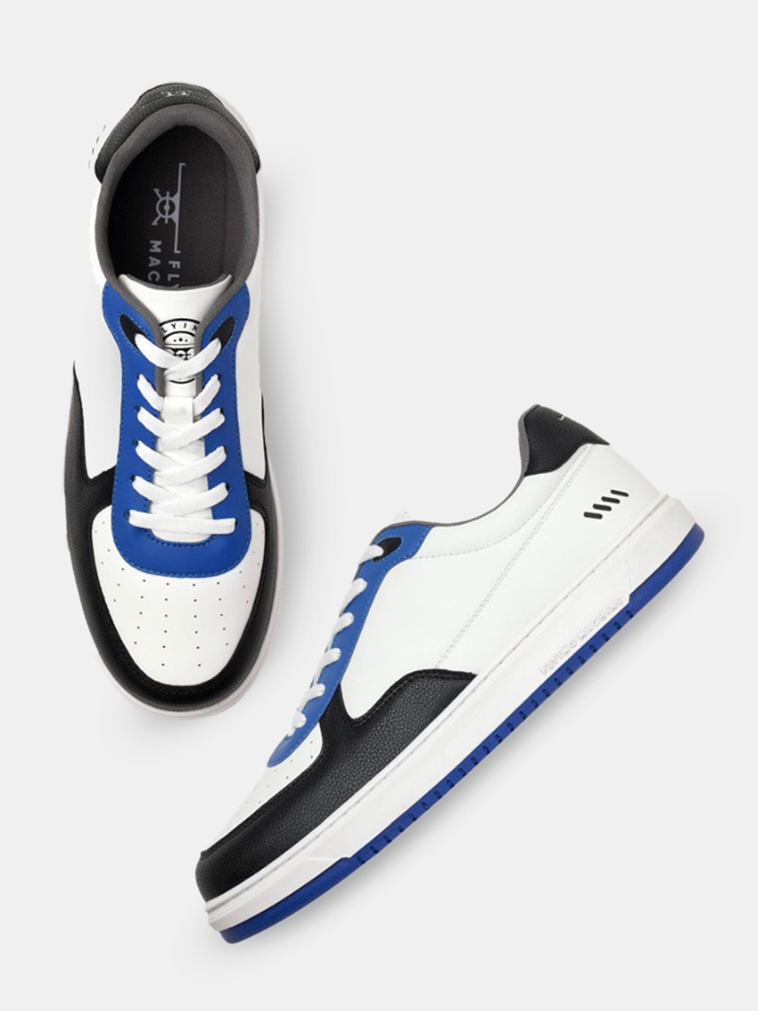 

Flying Machine Men PU Sneakers, White