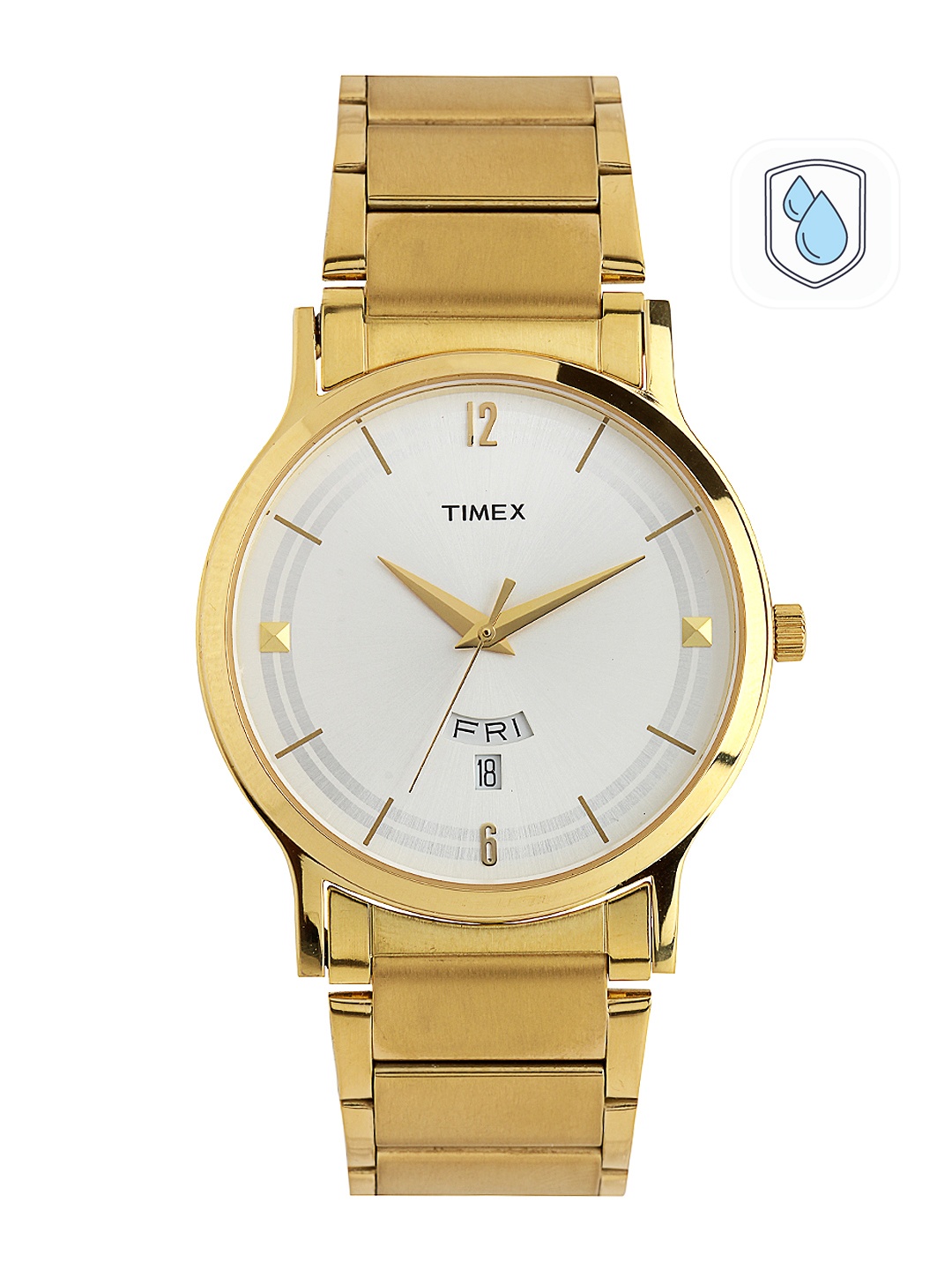 

Timex Men Silver-Toned Analogue Watch - TI000R420