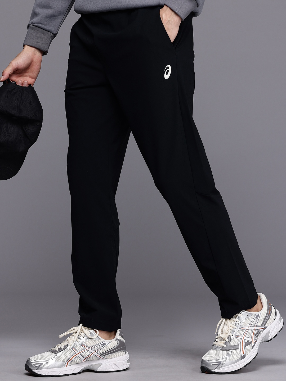 

ASICS Men Training or Gym Sports Track Pants, Black
