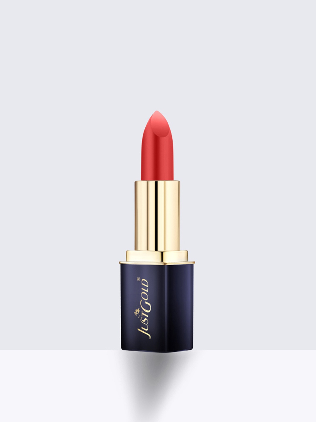 

JUSTGOLD Texture Rich Lipstick Long-Lasting Semi-Matte Finish - 4 g - Shade 176- Orange