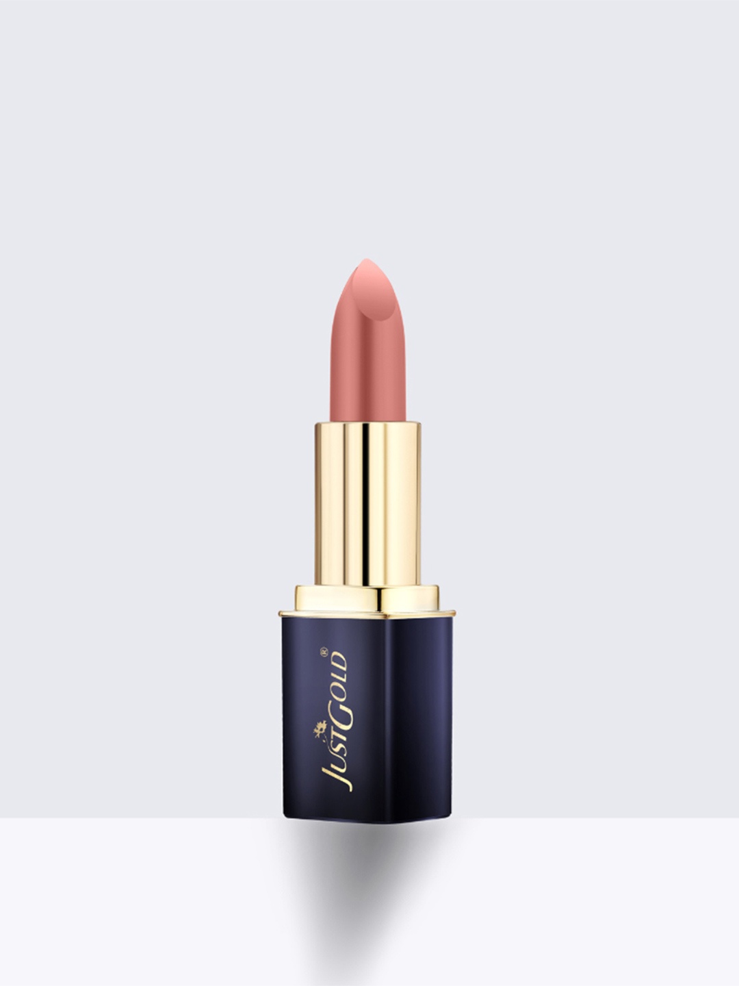 

JUSTGOLD Texture Rich Lipstick Long-Lasting Semi-Matte Finish - 4 g - Shade 152- Peach