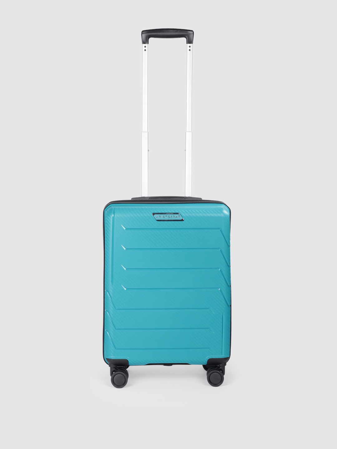 

Aristocrat Unisex CHROMA Hard Shell Cabin Trolley Suitcase 32L, Teal