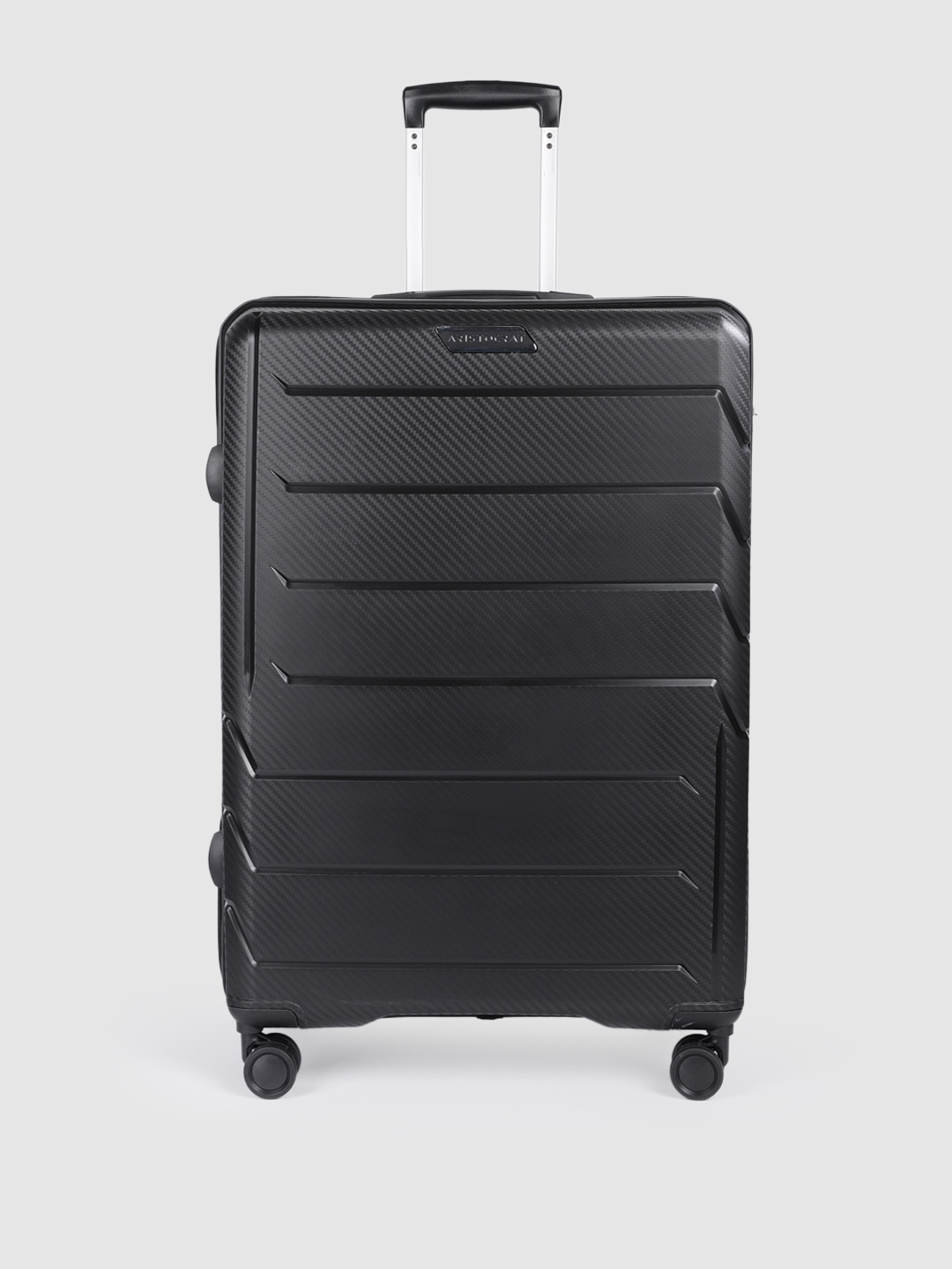 

Aristocrat Unisex CHROMA Hard Shell Large Trolley Suitcase 94L, Black