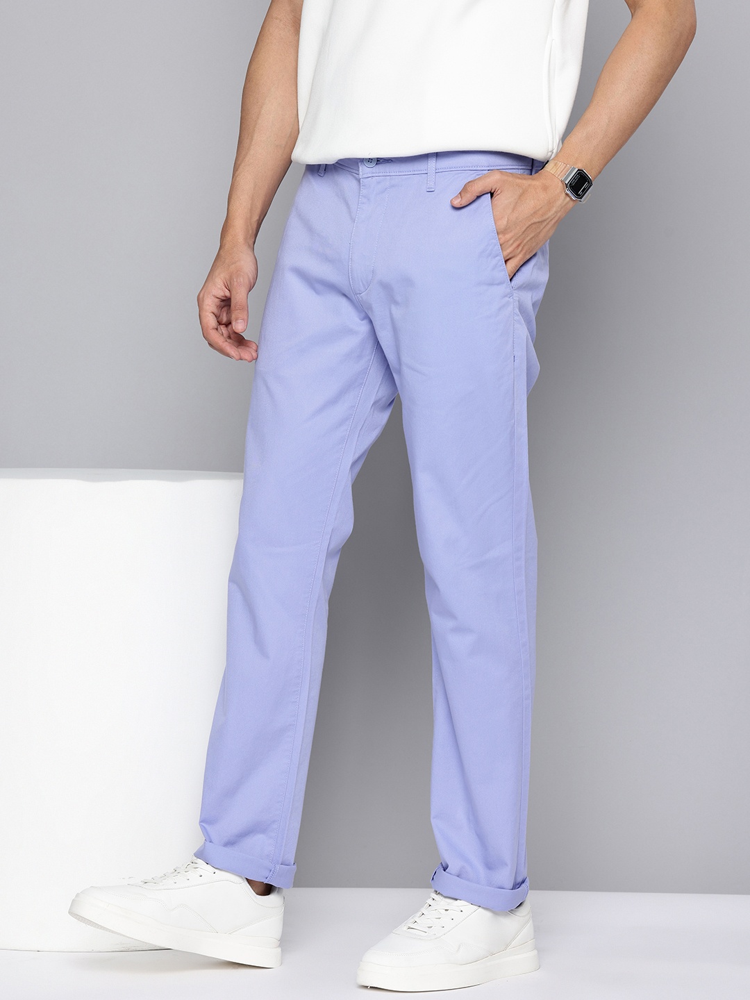 

Levis Men Slim Fit Chinos Trousers, Lavender